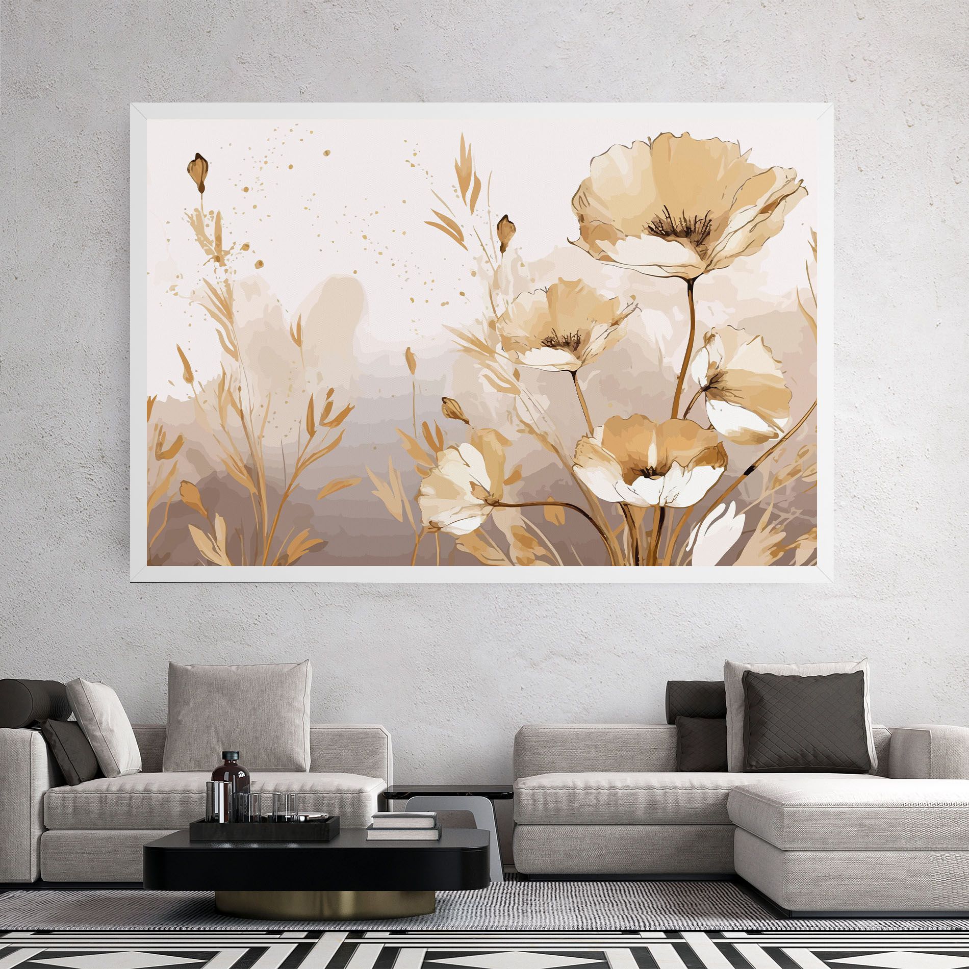 Gold Cream Poppy mockup 2