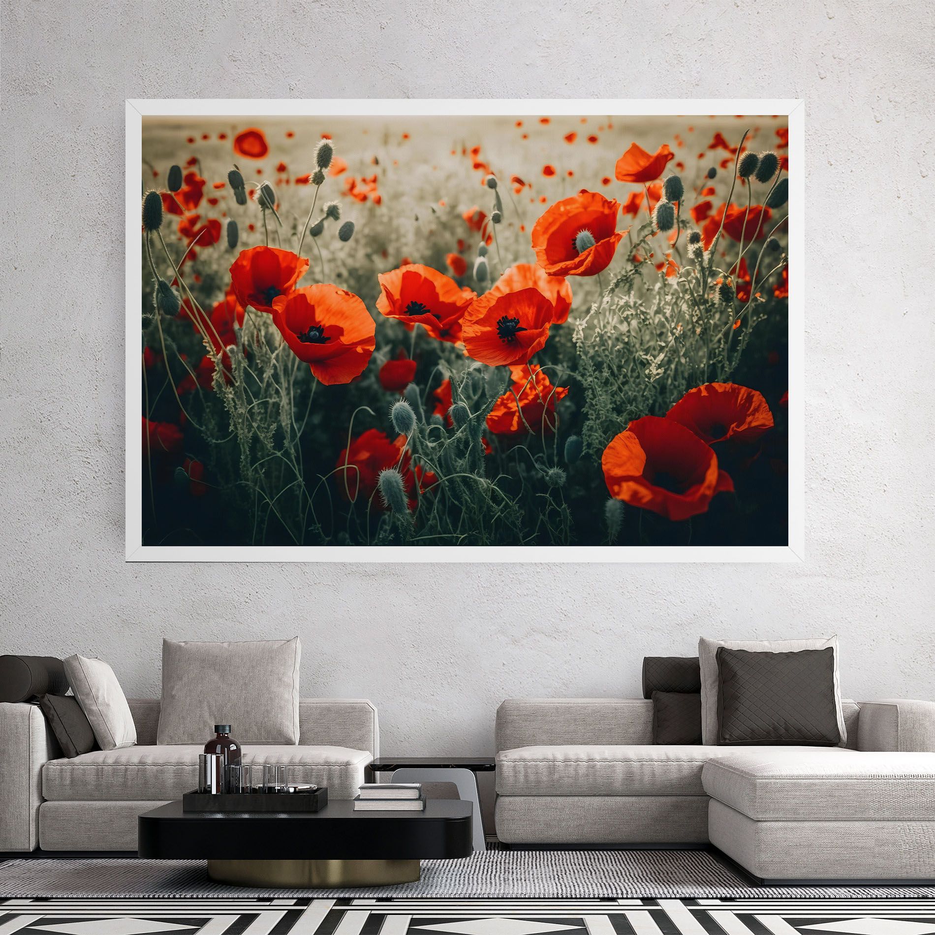 Poppy Grass Field mockup 2