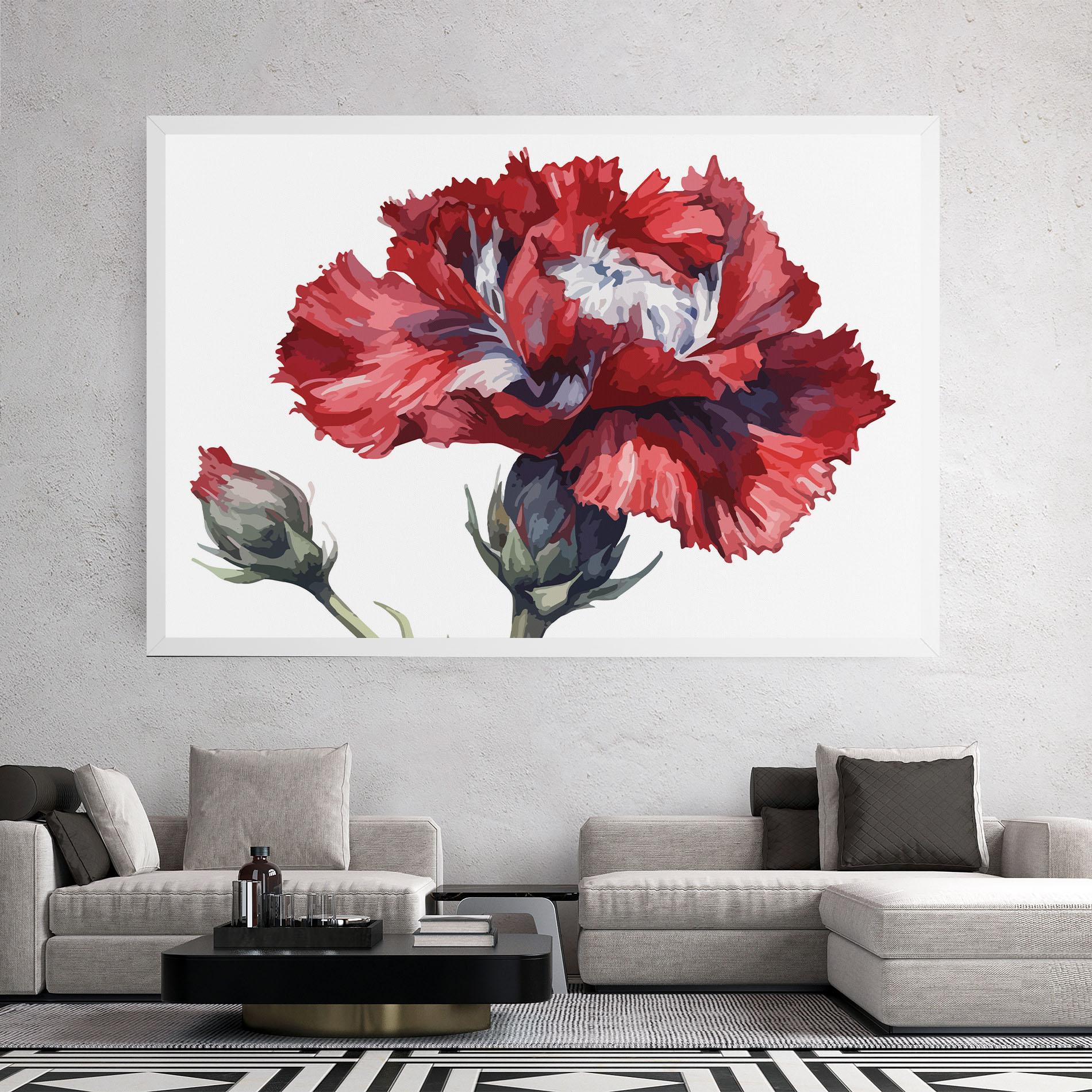 Leinwandbild Pretty Poppy mockup 2