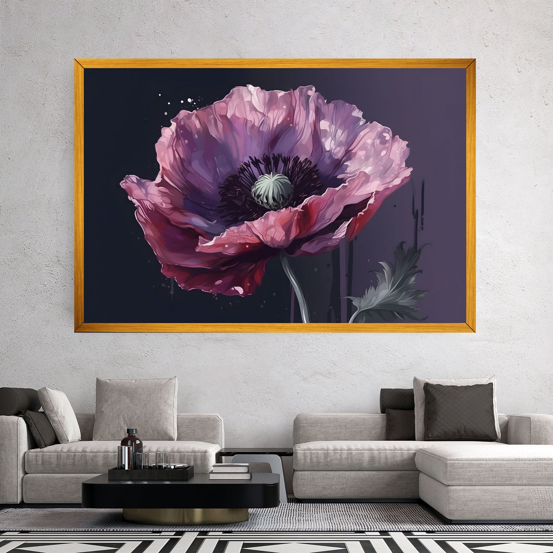 Light Purple Poppy mockup 2