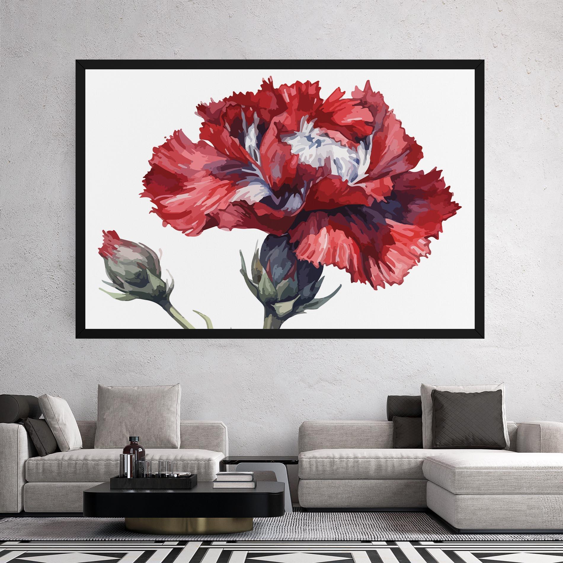 Leinwandbild Pretty Poppy mockup 2