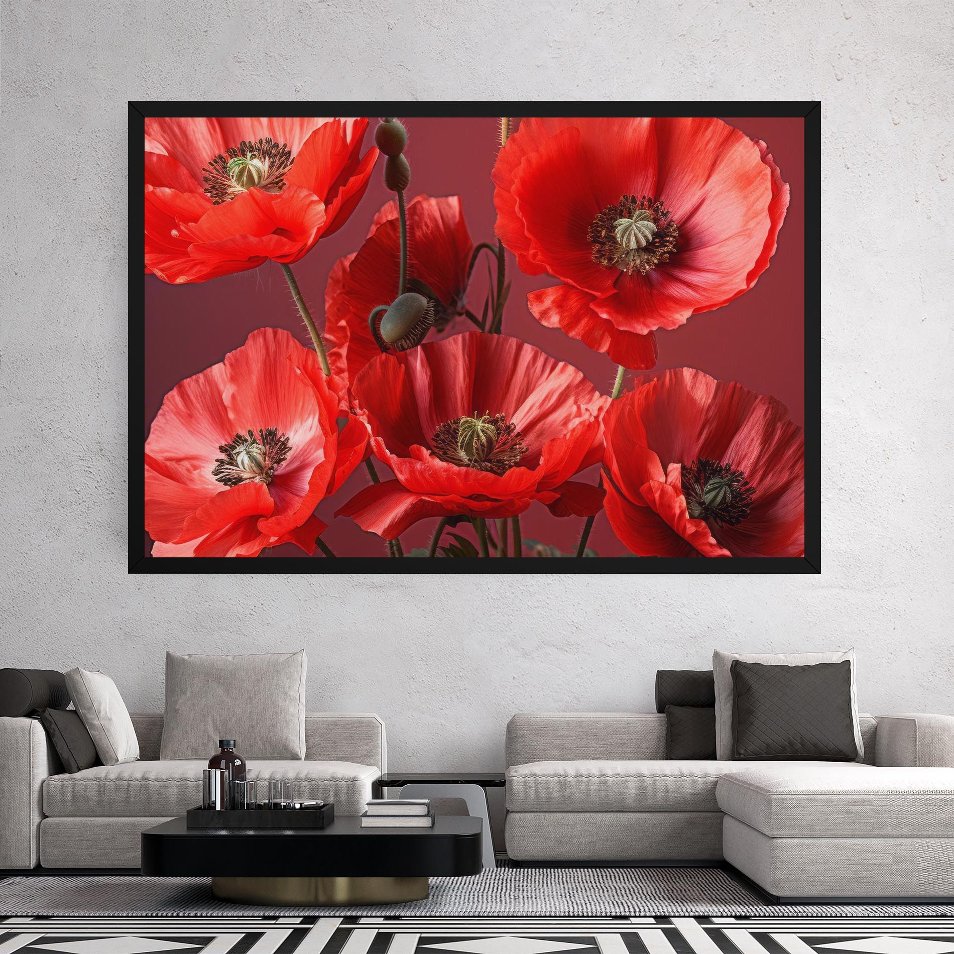Red Poppies mockup 2