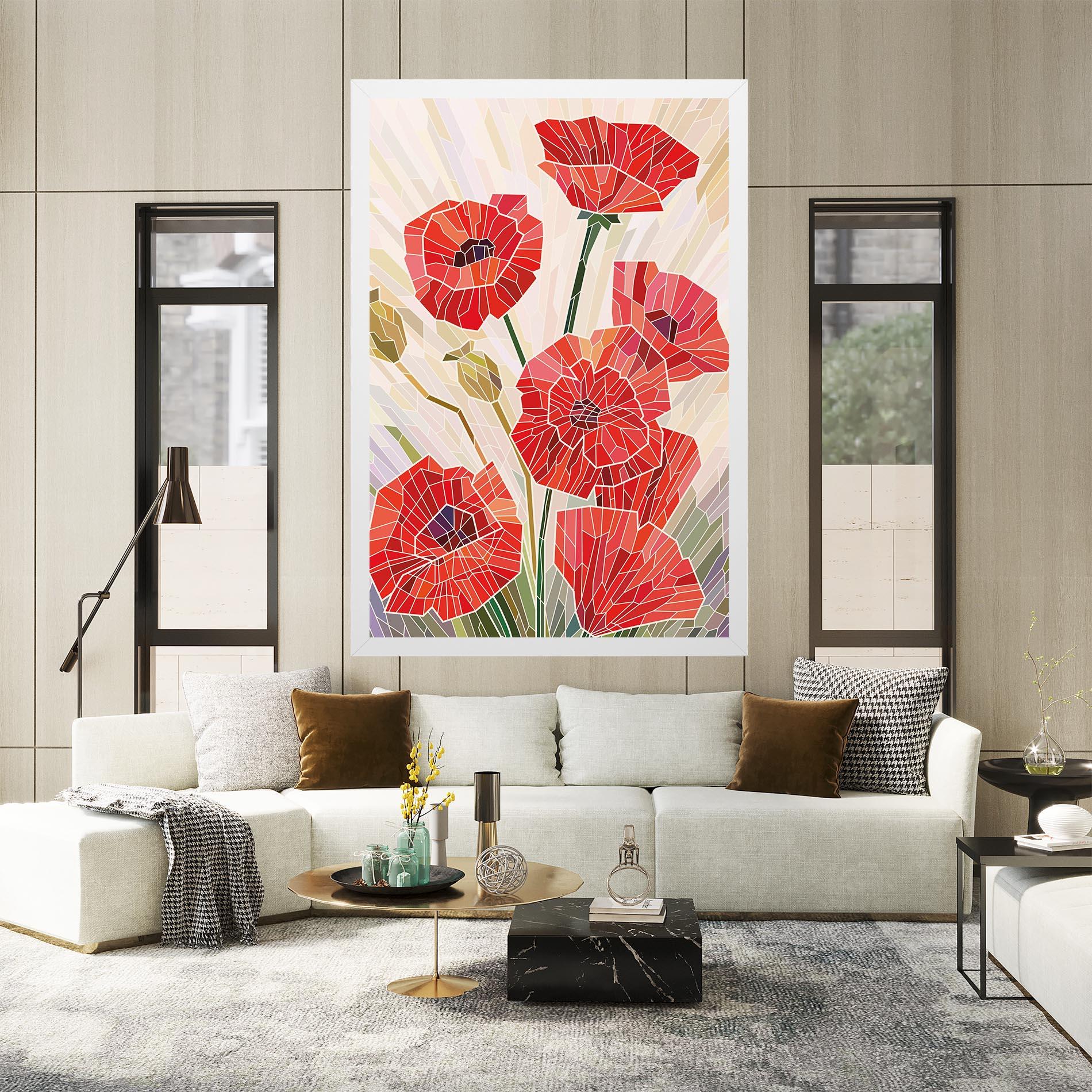 Leinwandbild Poppy Glass mockup 2
