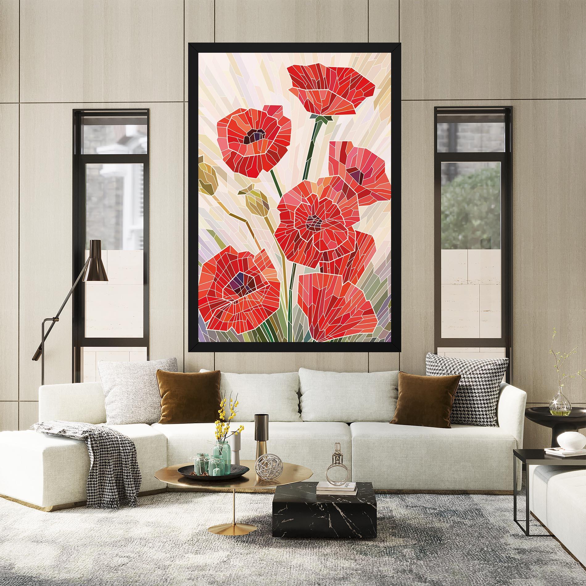 Leinwandbild Poppy Glass mockup 2