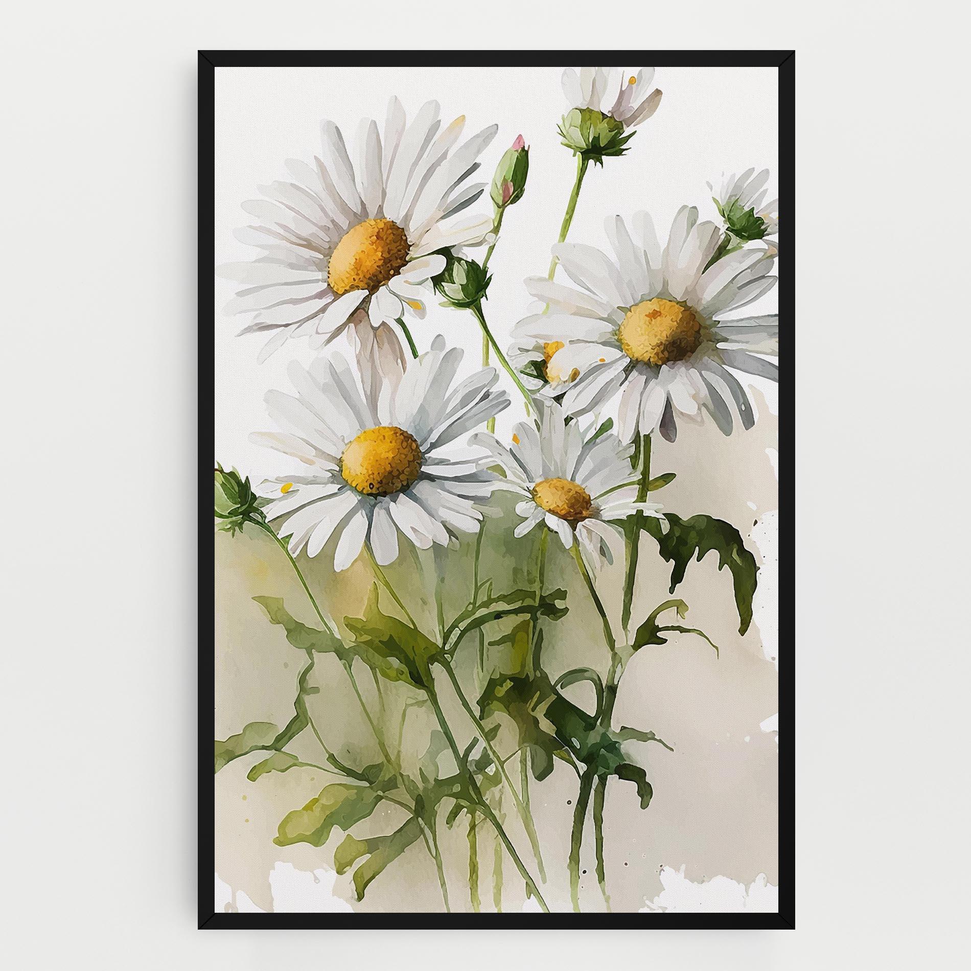 Leinwandbild Painted Daisy mockup 0