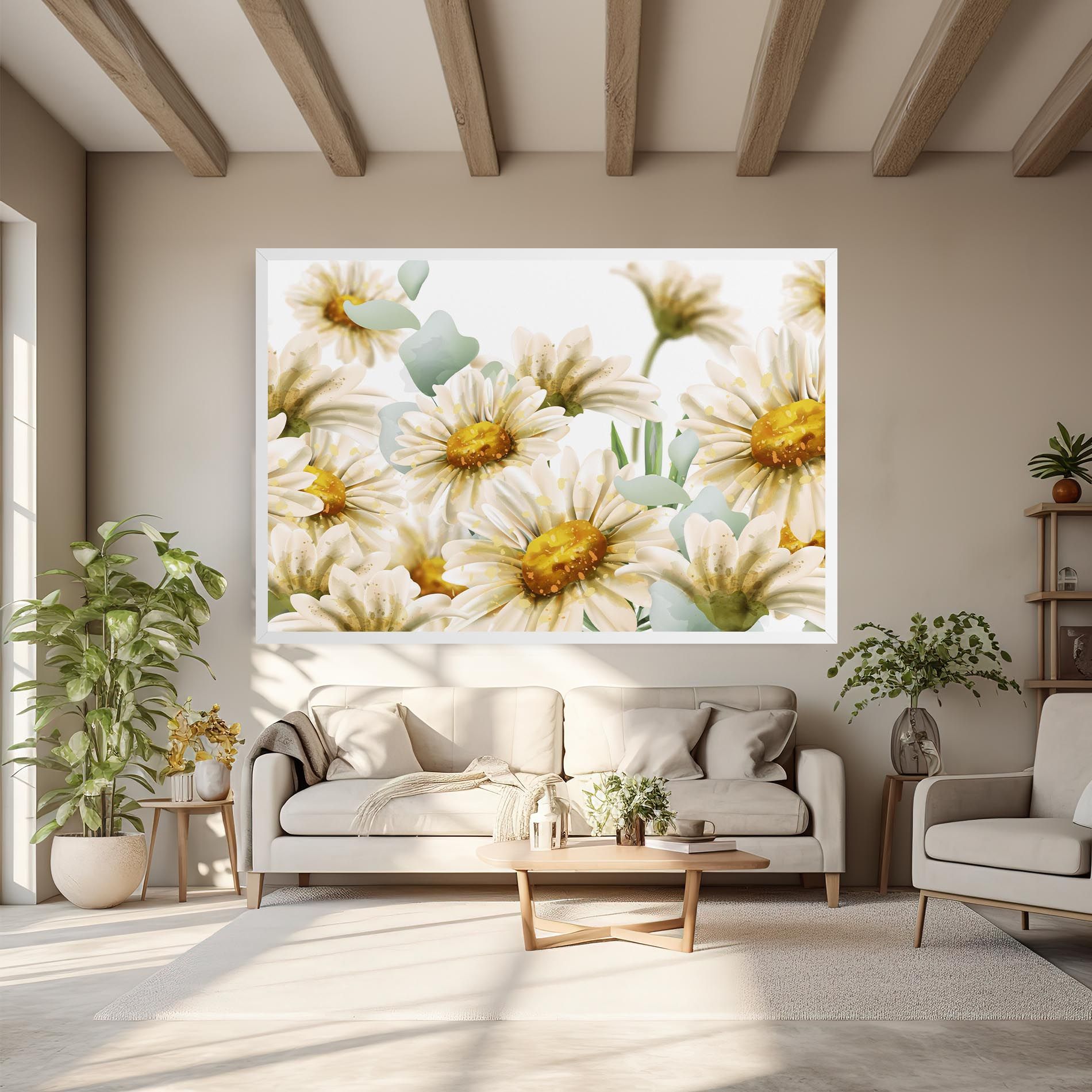 Beautiful Daisy Art mockup 6