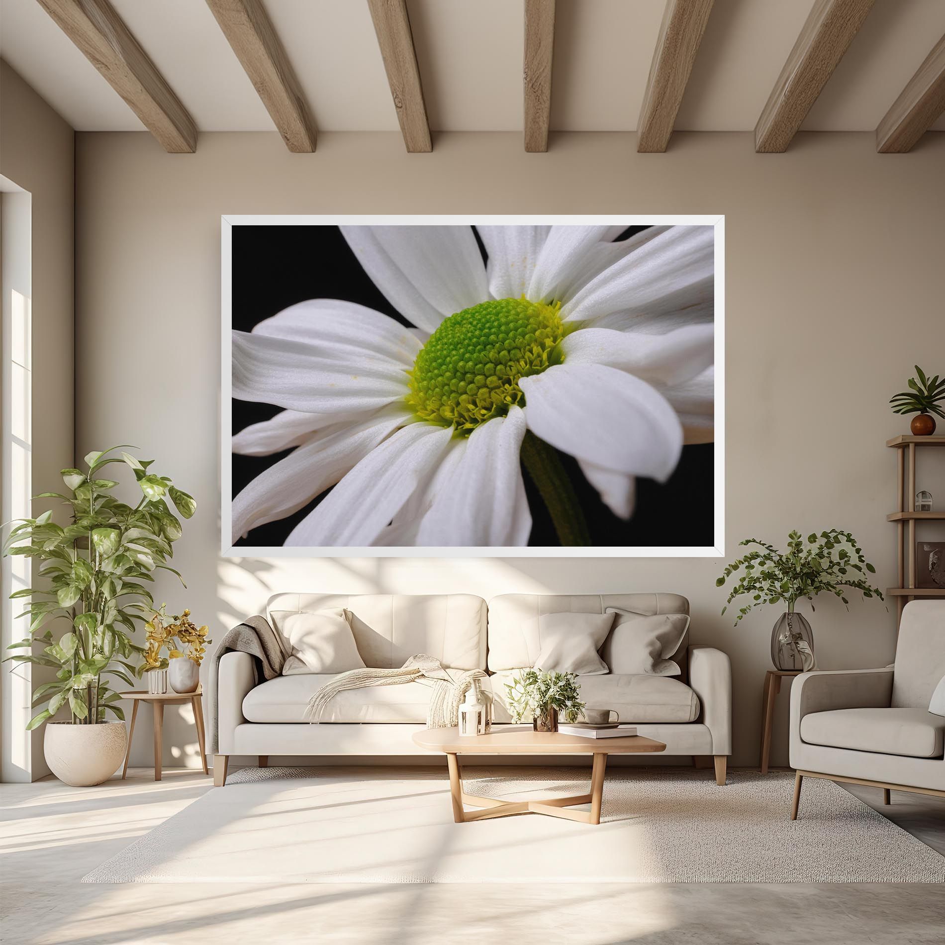 Green Middle Daisy mockup 6