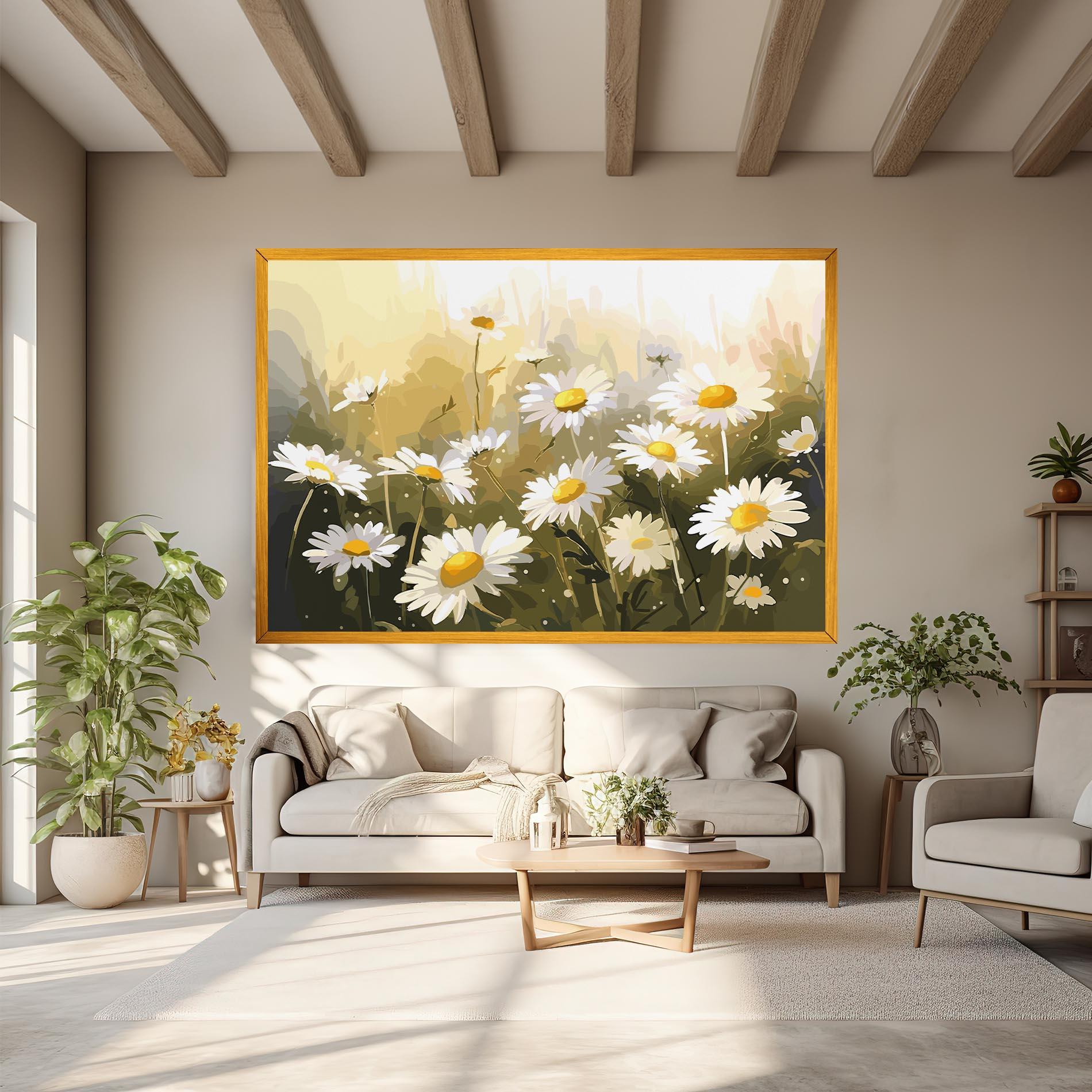 Leinwandbild Daily Daisy mockup 6