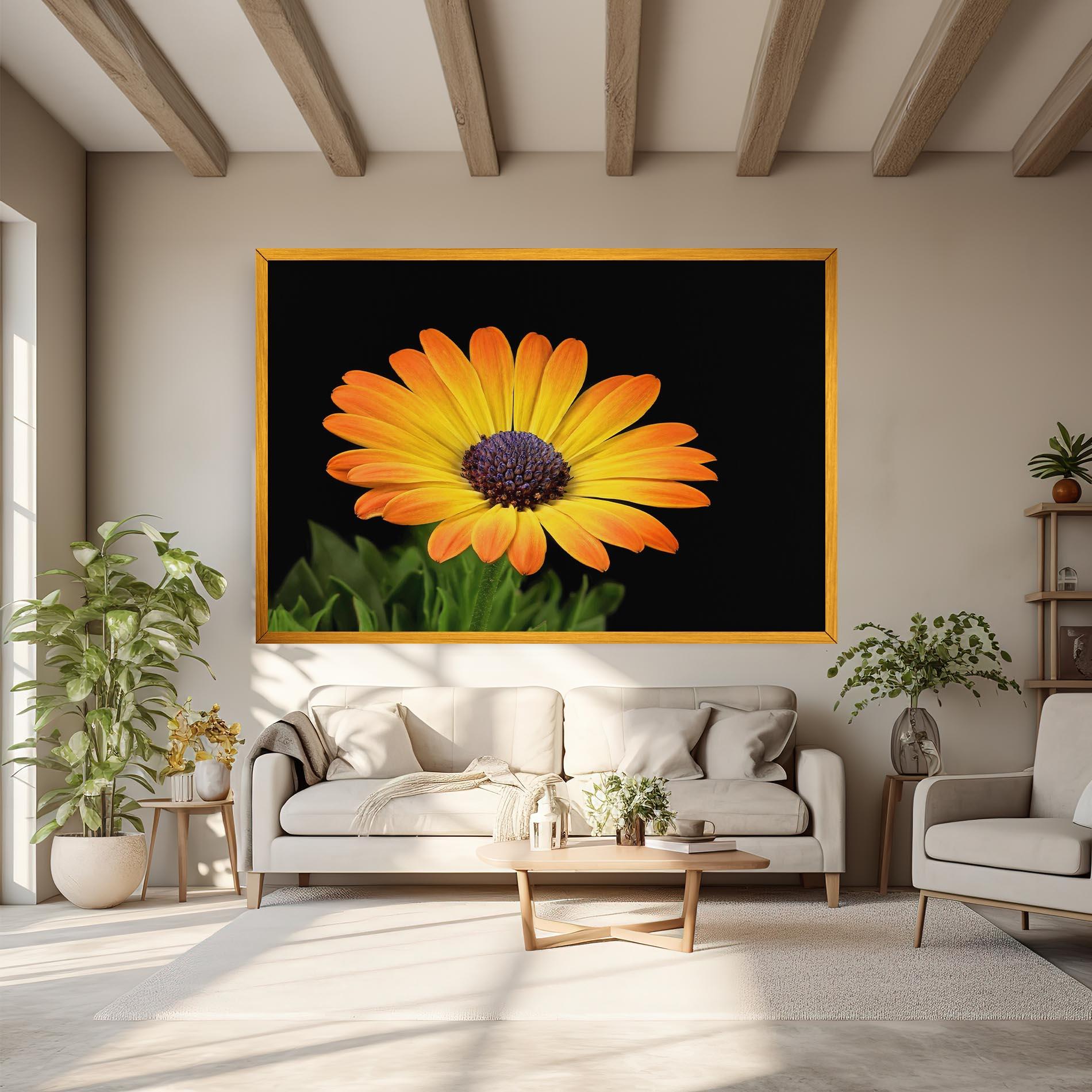 Leinwandbild Yellow Daisy mockup 6