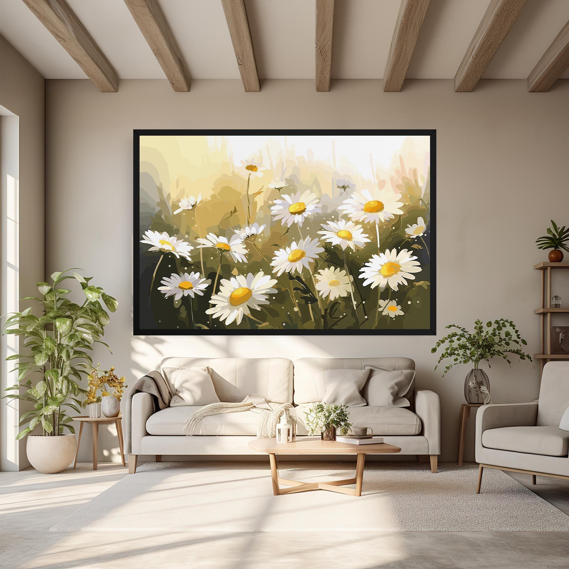 Leinwandbild Daily Daisy mockup 6