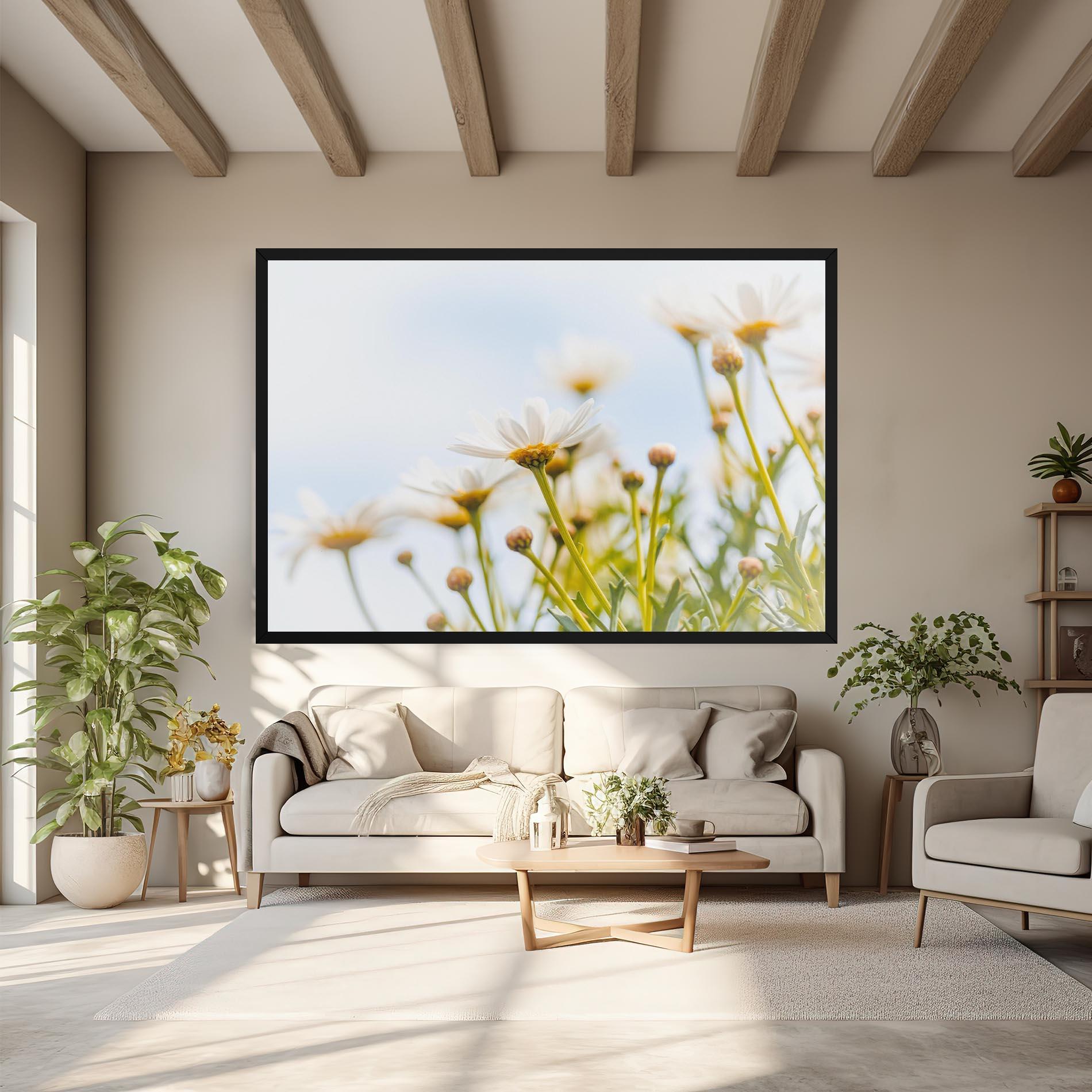 Leinwandbild Dreamy Daisy mockup 6