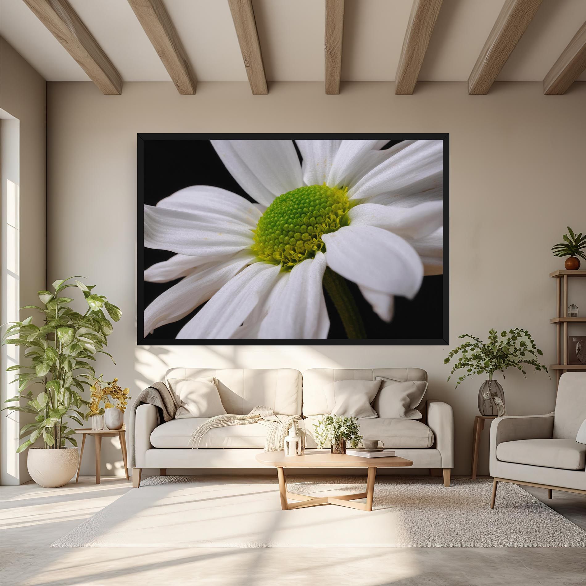 Green Middle Daisy mockup 6