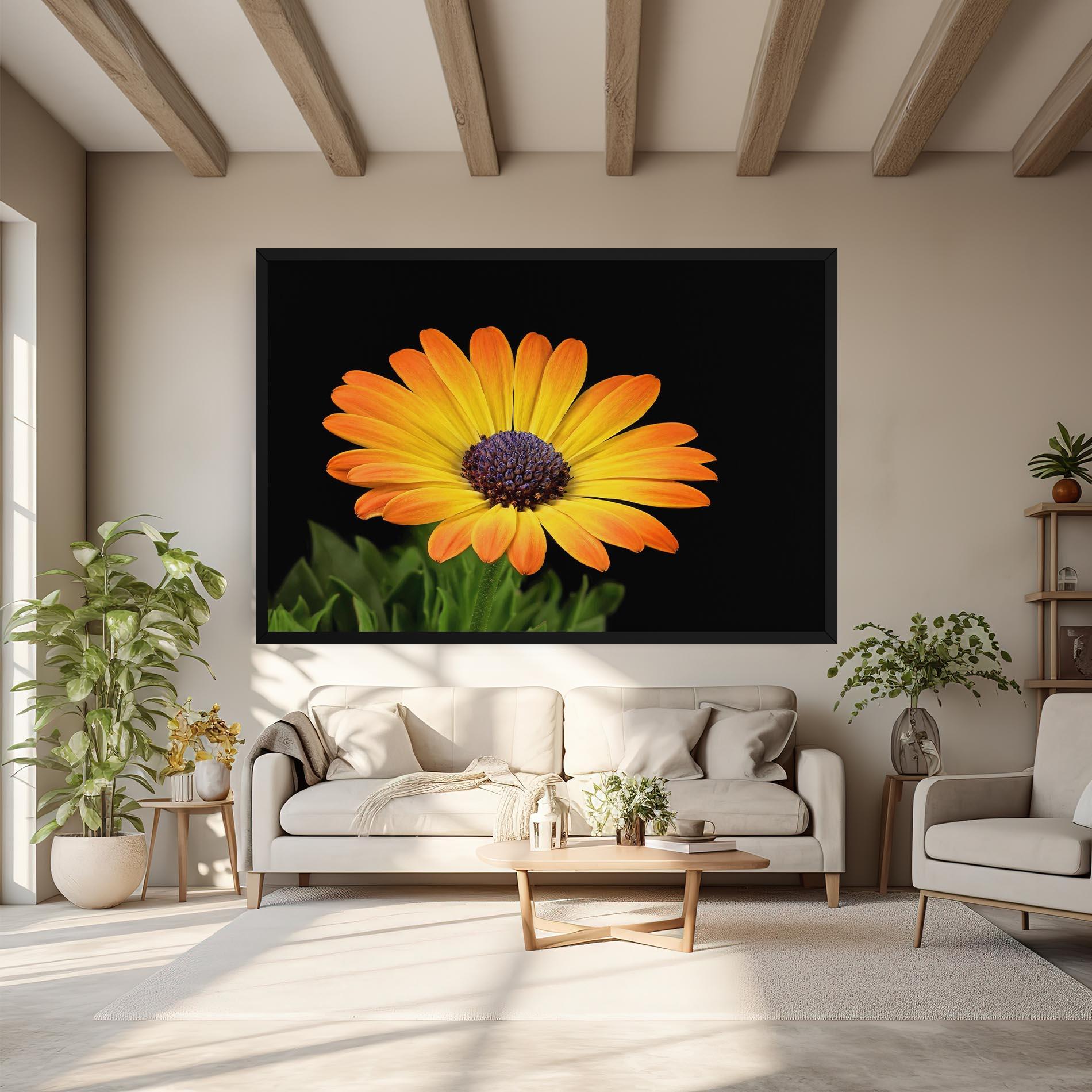 Leinwandbild Yellow Daisy mockup 6