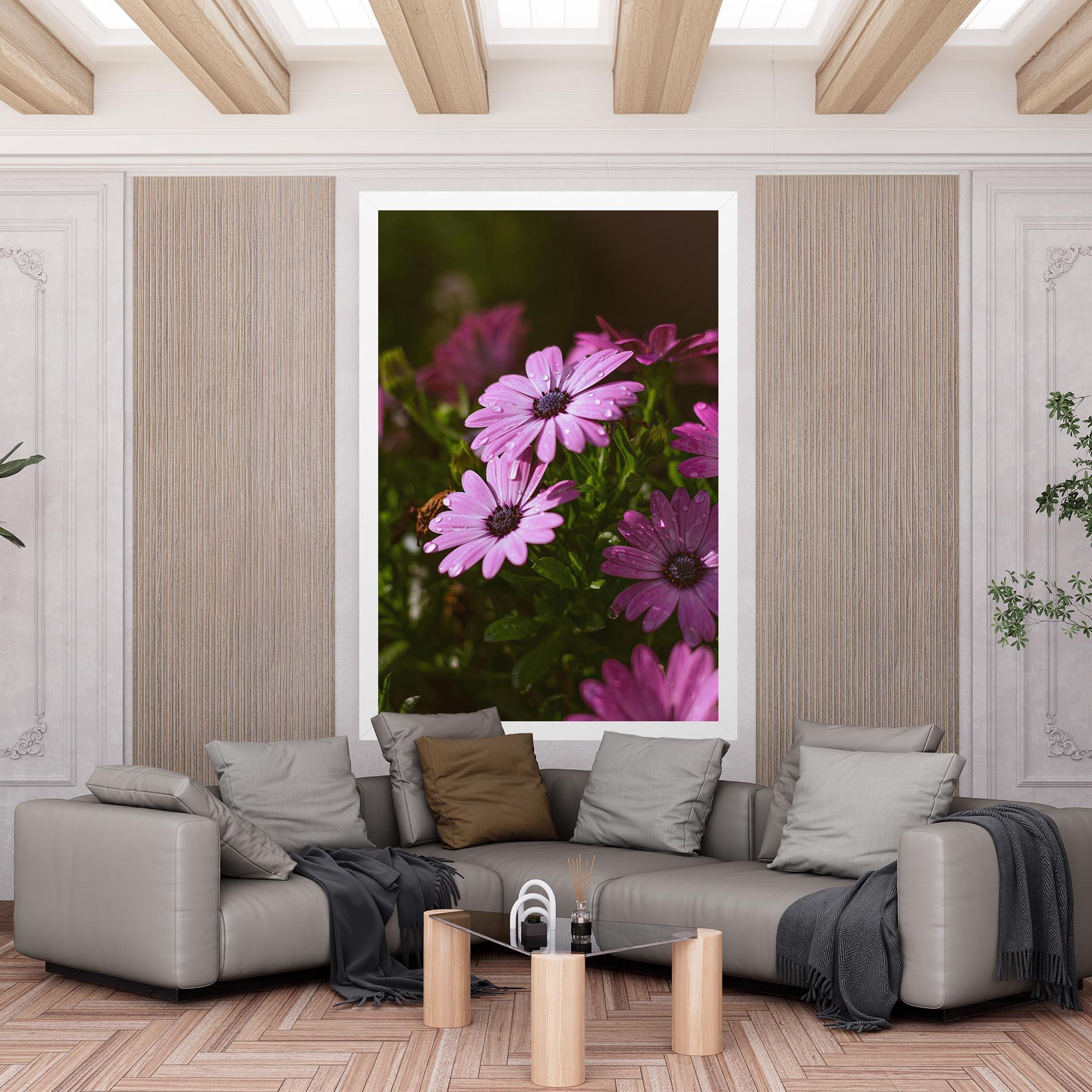 Leinwandbild Purple Daisy mockup 6