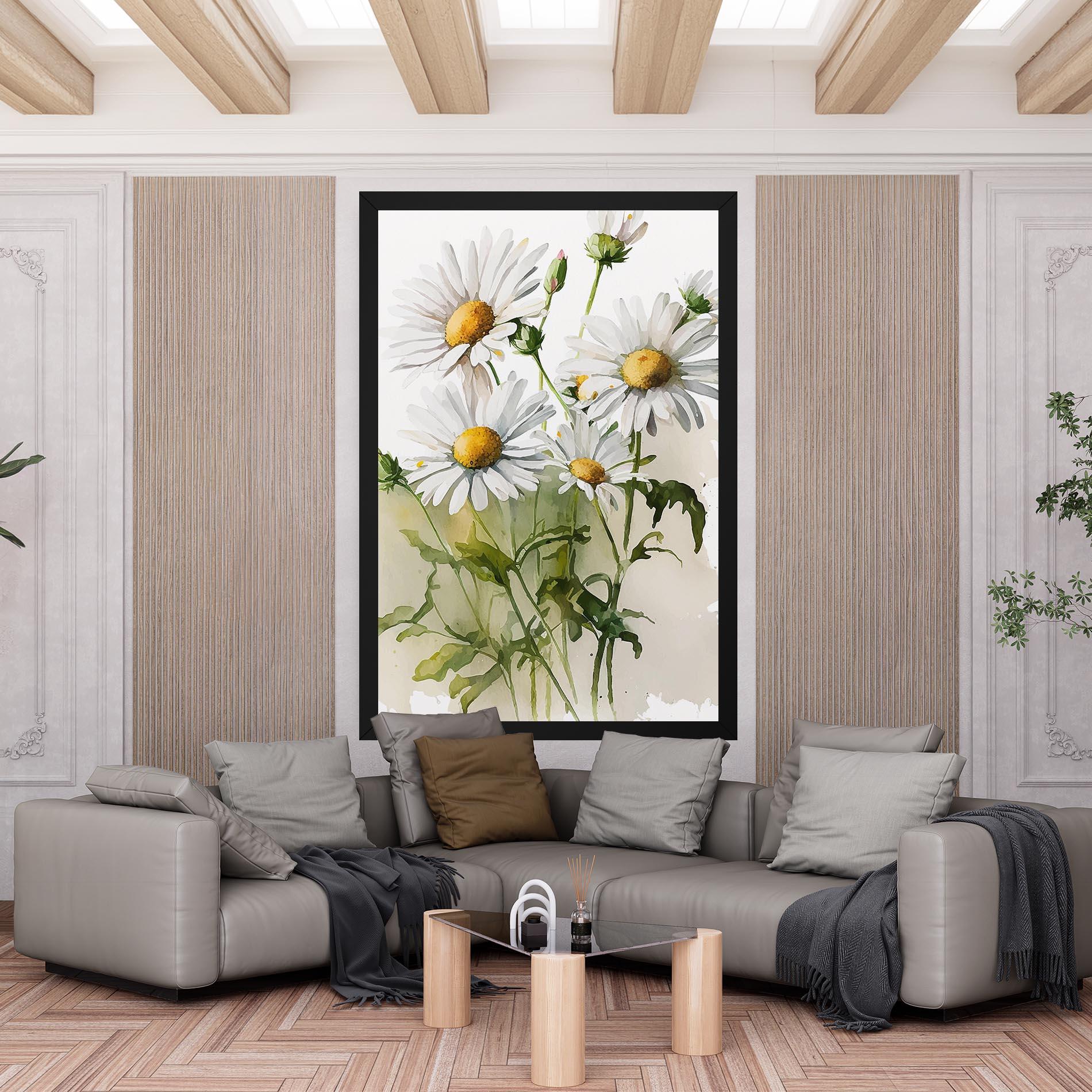 Leinwandbild Painted Daisy mockup 6