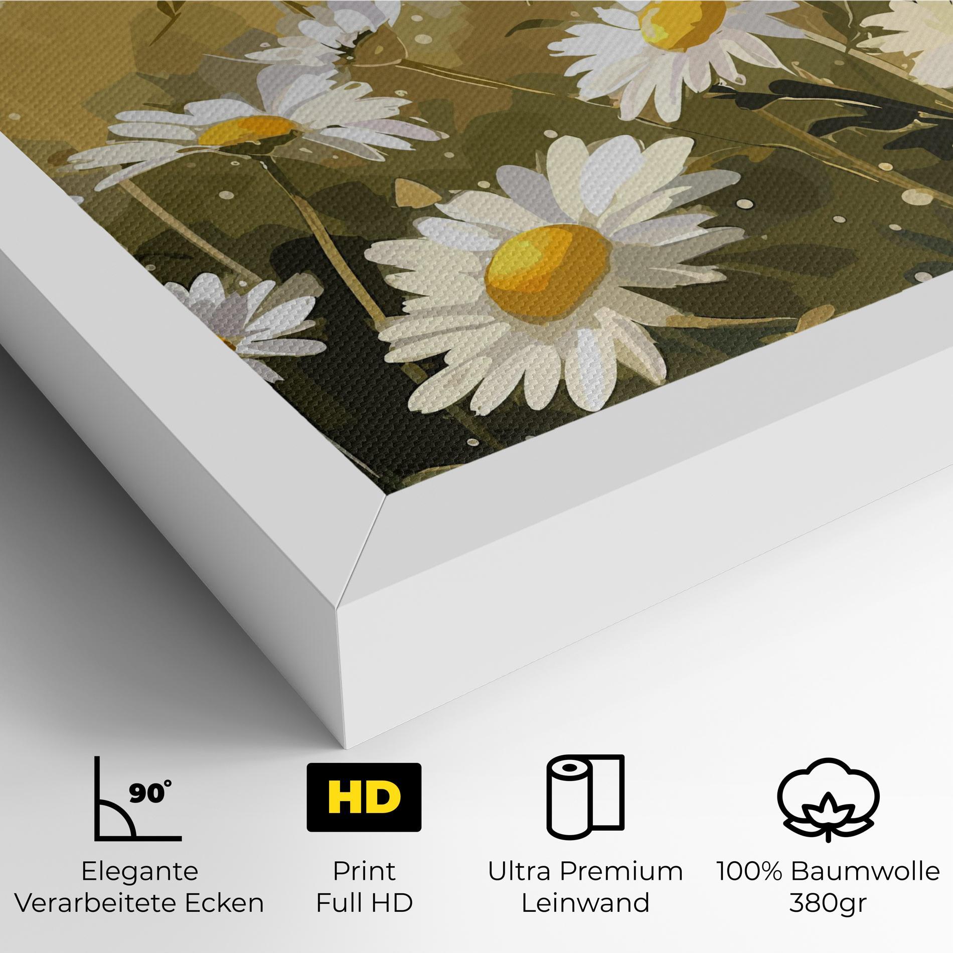 Leinwandbild Daily Daisy mockup 4