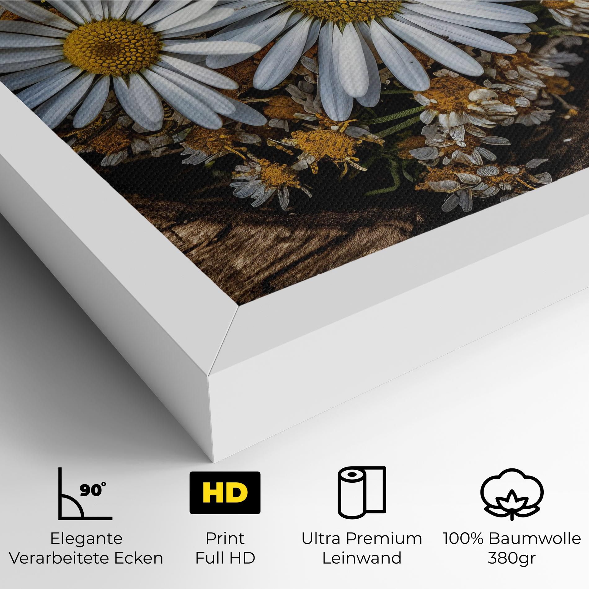 Heart Shaped Daisy mockup 4