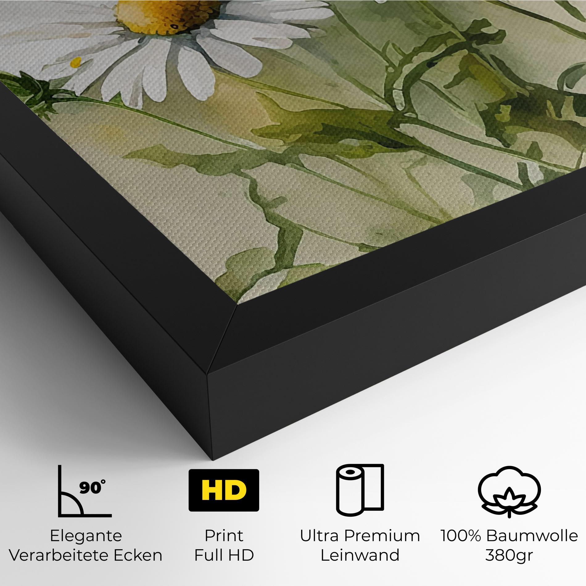 Leinwandbild Painted Daisy mockup 4