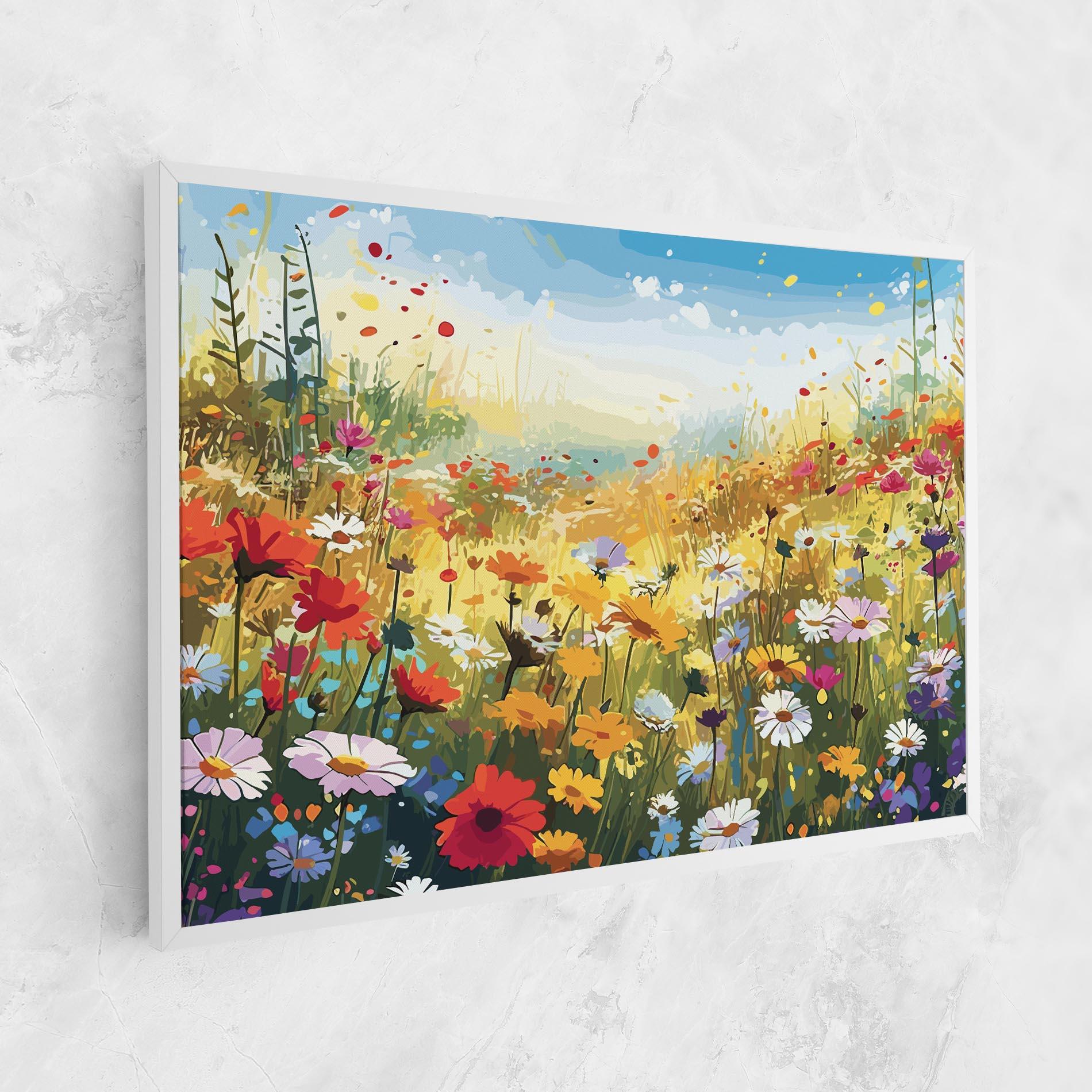 Leinwandbild Colorful Daisy Mix mockup 1