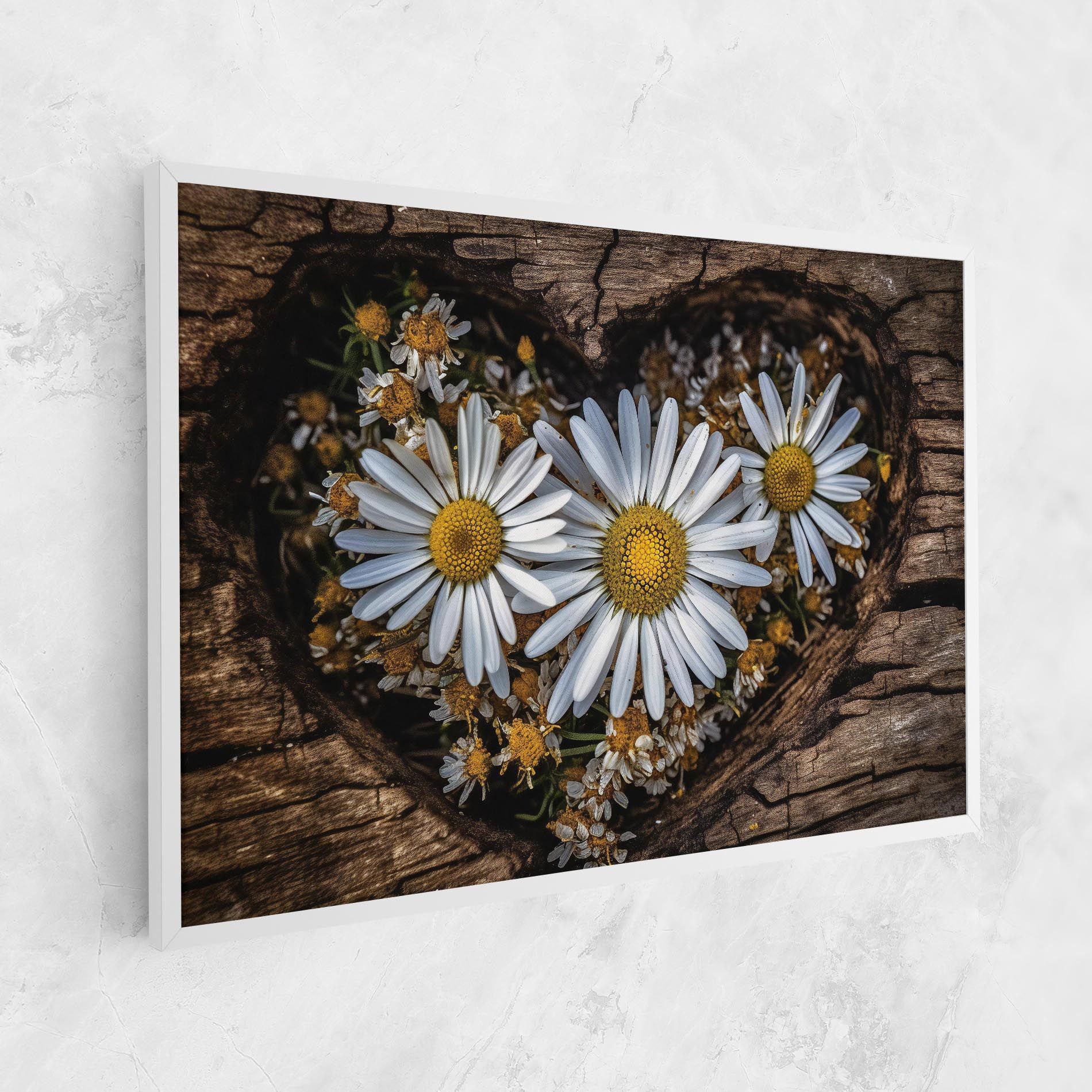 Heart Shaped Daisy mockup 1