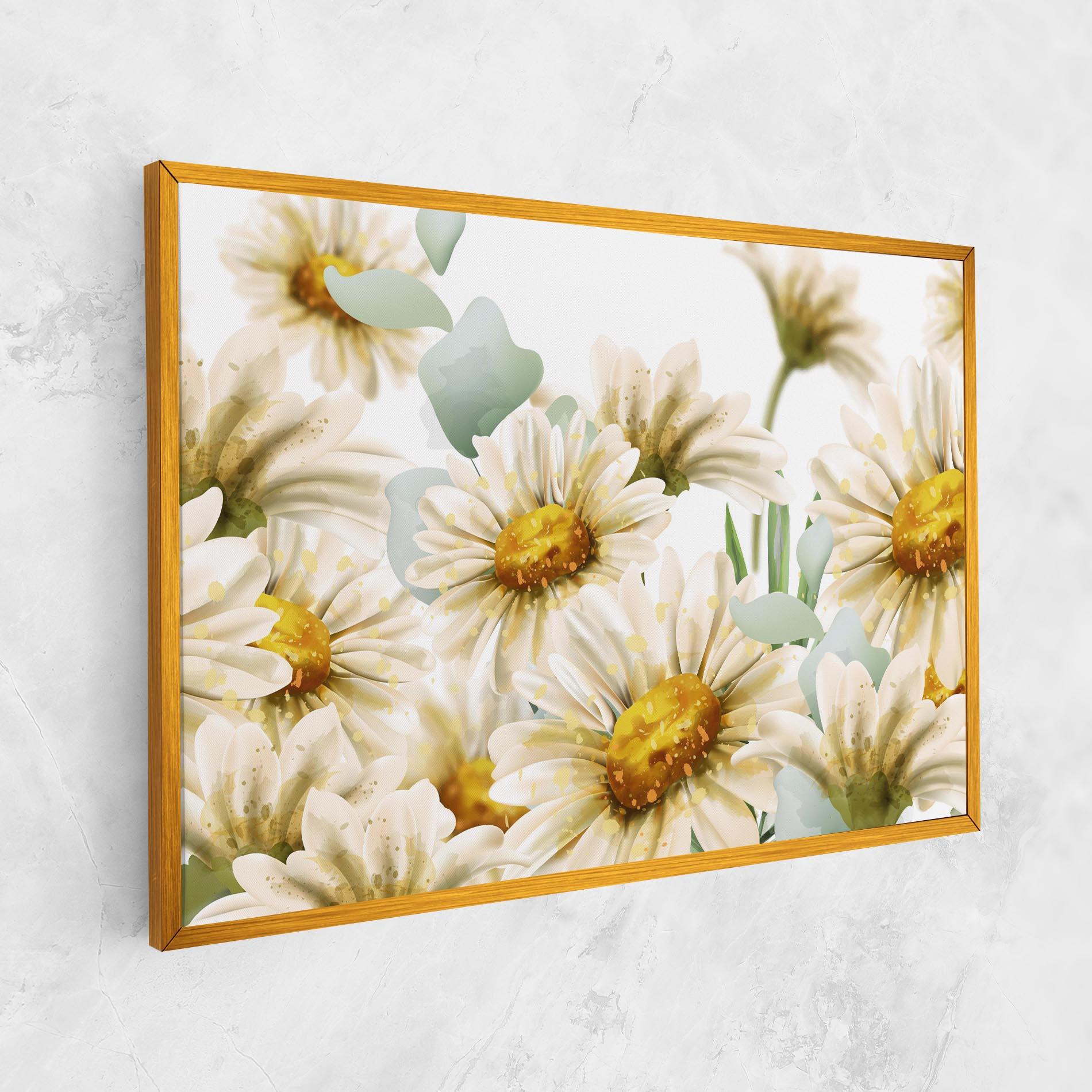Leinwandbild Beautiful Daisy Art mockup 1