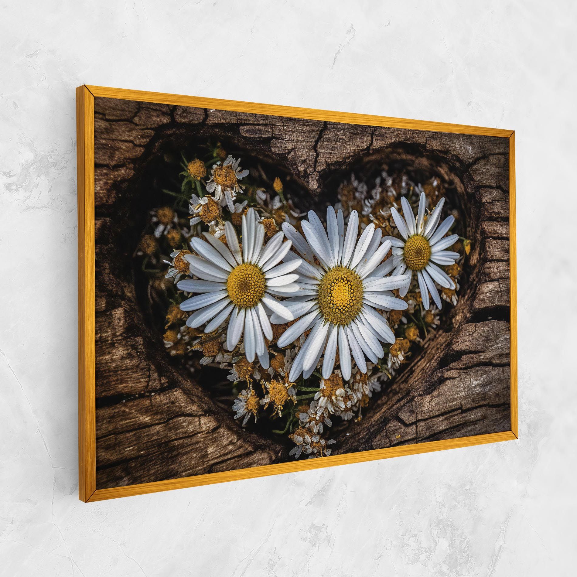 Heart Shaped Daisy mockup 1