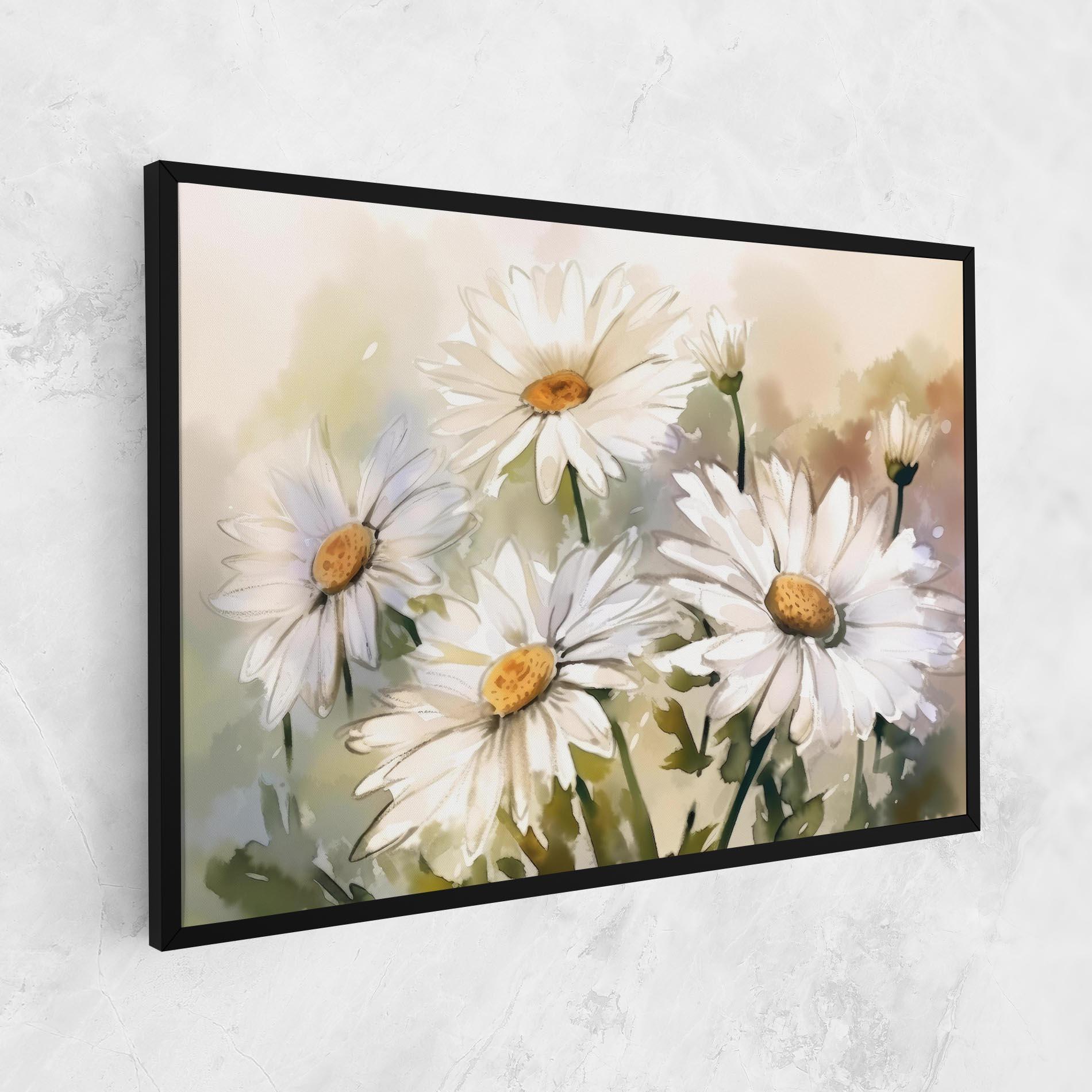 Leinwandbild Daisy Painting mockup 1