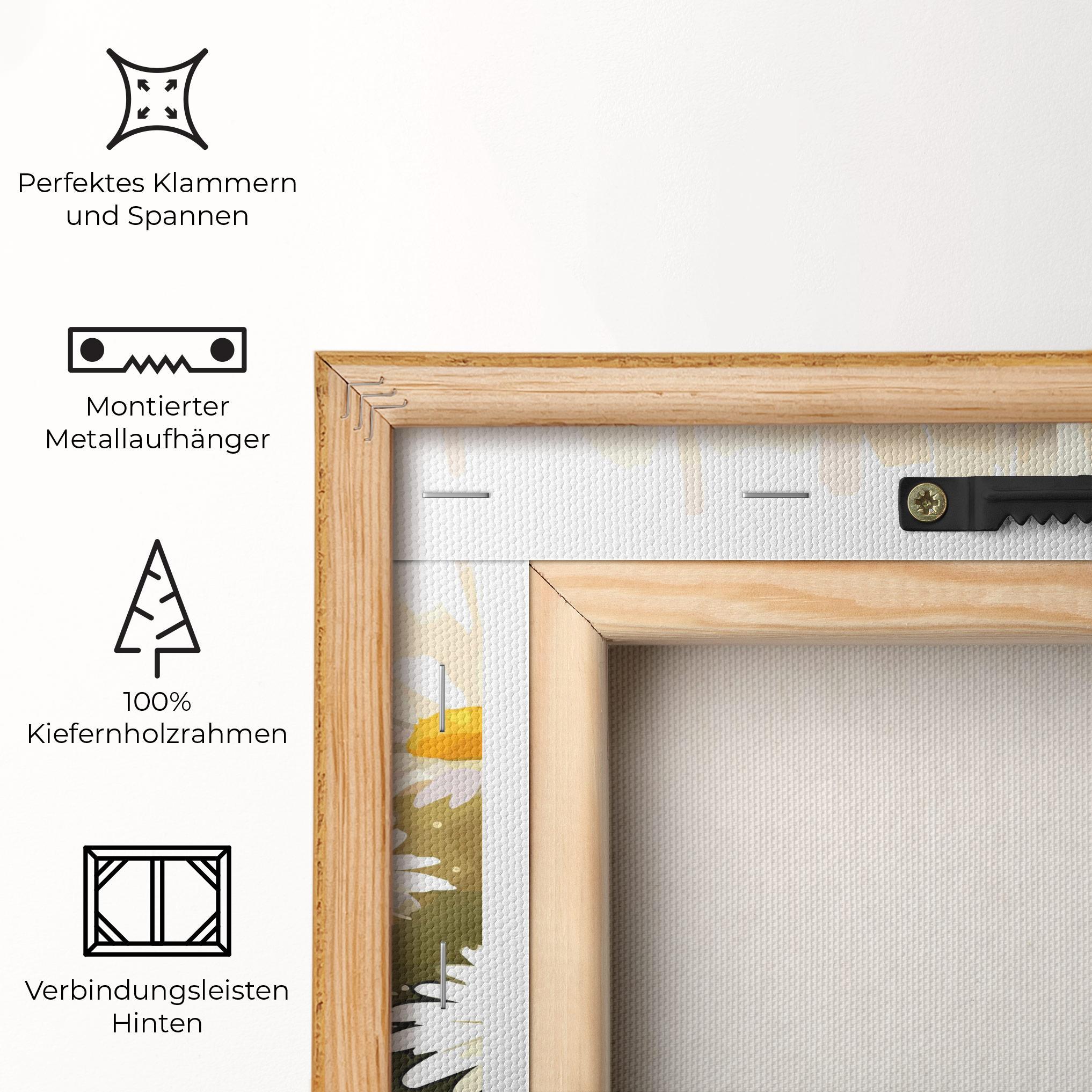Leinwandbild Daily Daisy mockup 5