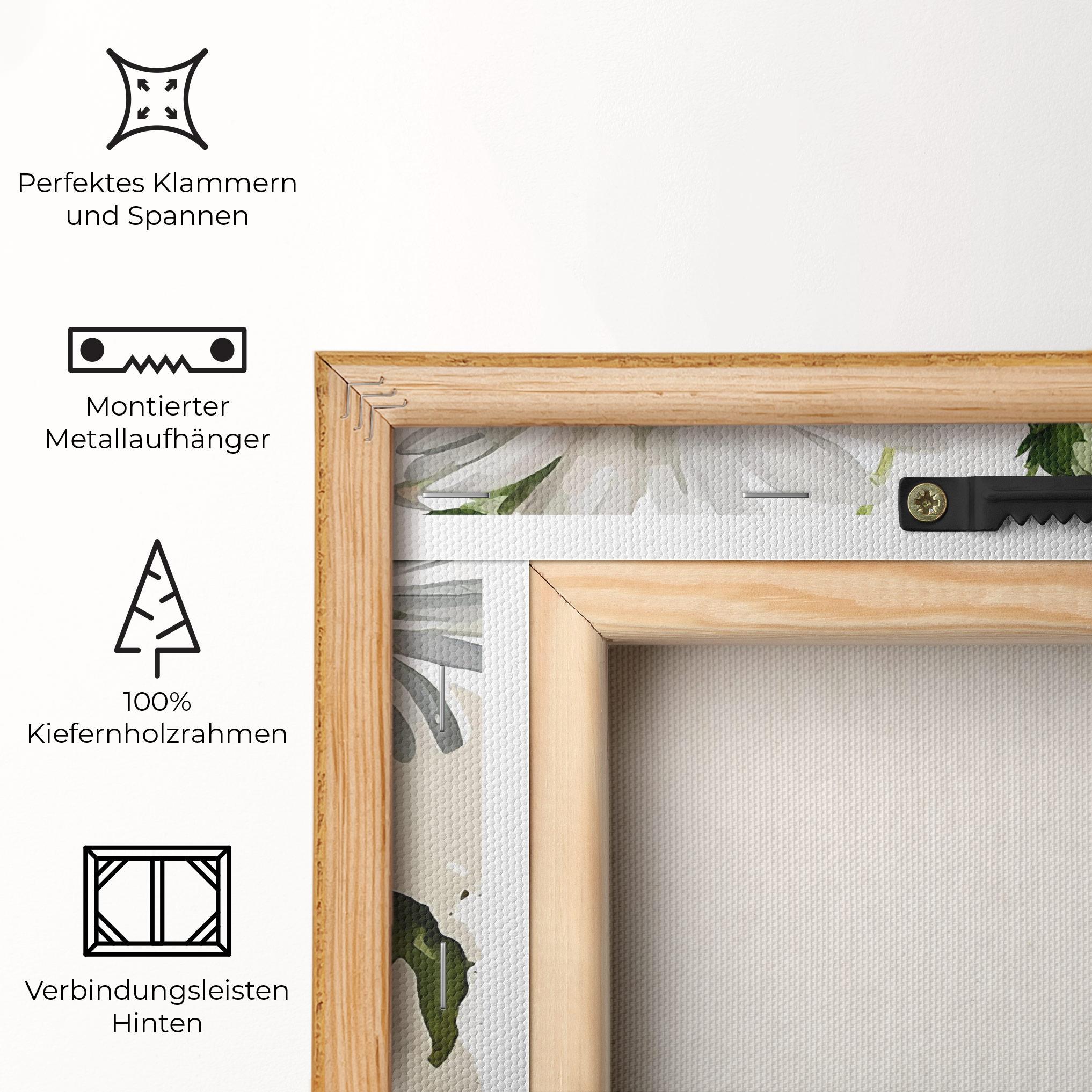 Leinwandbild Painted Daisy mockup 5