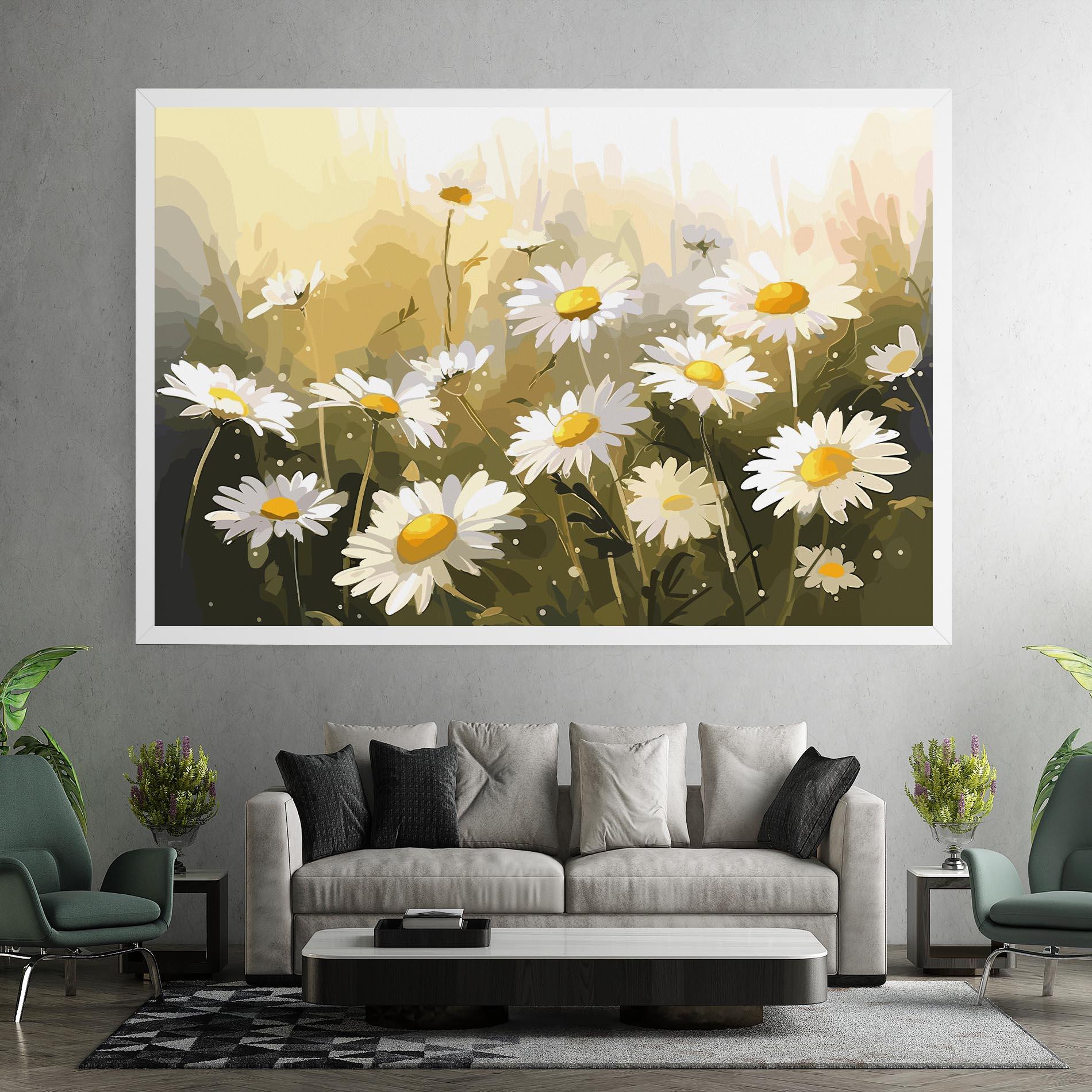 Leinwandbild Daily Daisy mockup 7