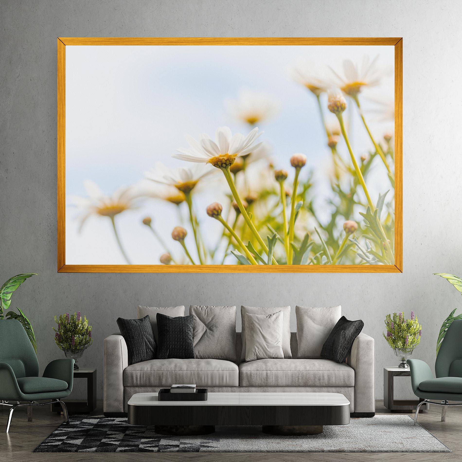 Leinwandbild Dreamy Daisy mockup 7