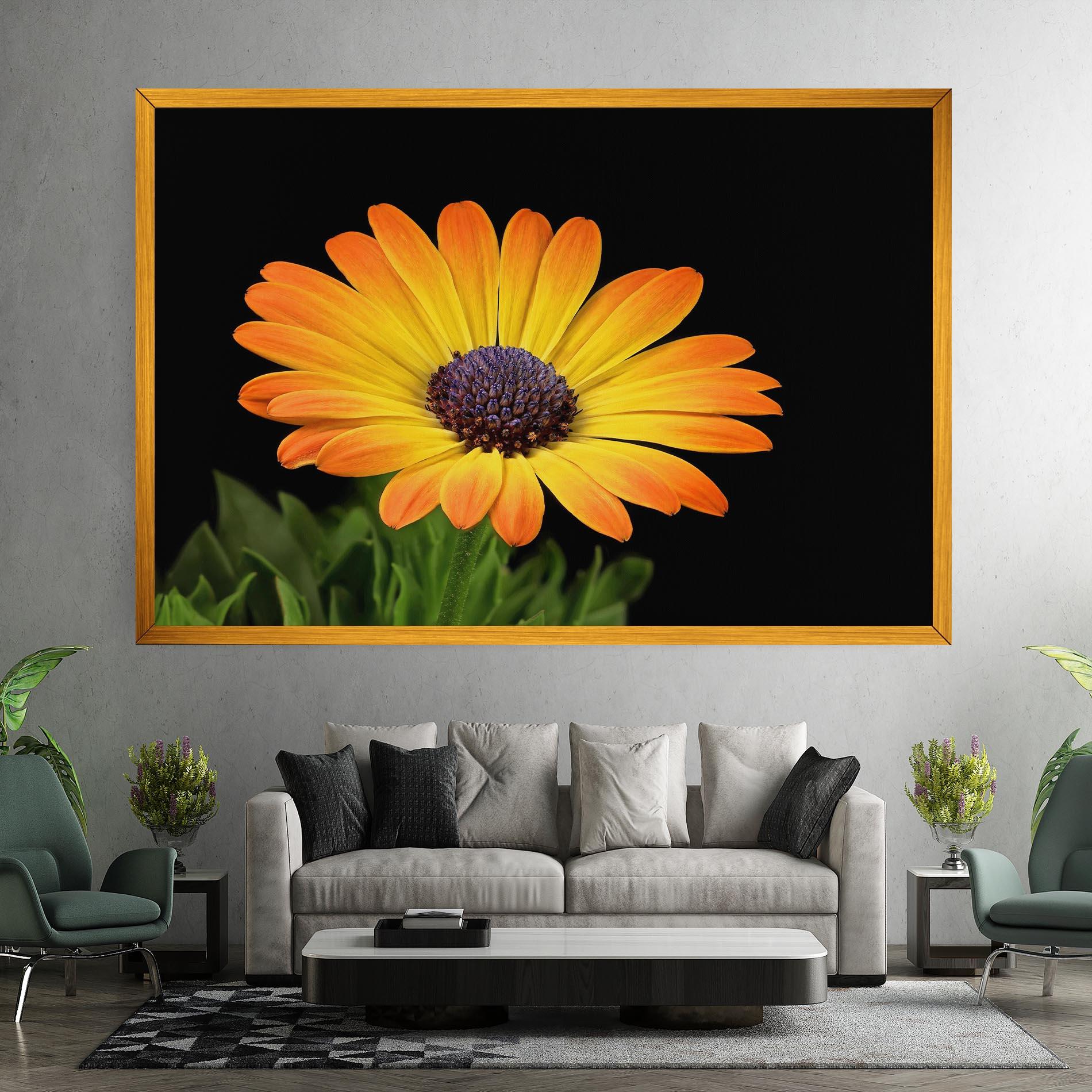 Leinwandbild Yellow Daisy mockup 7