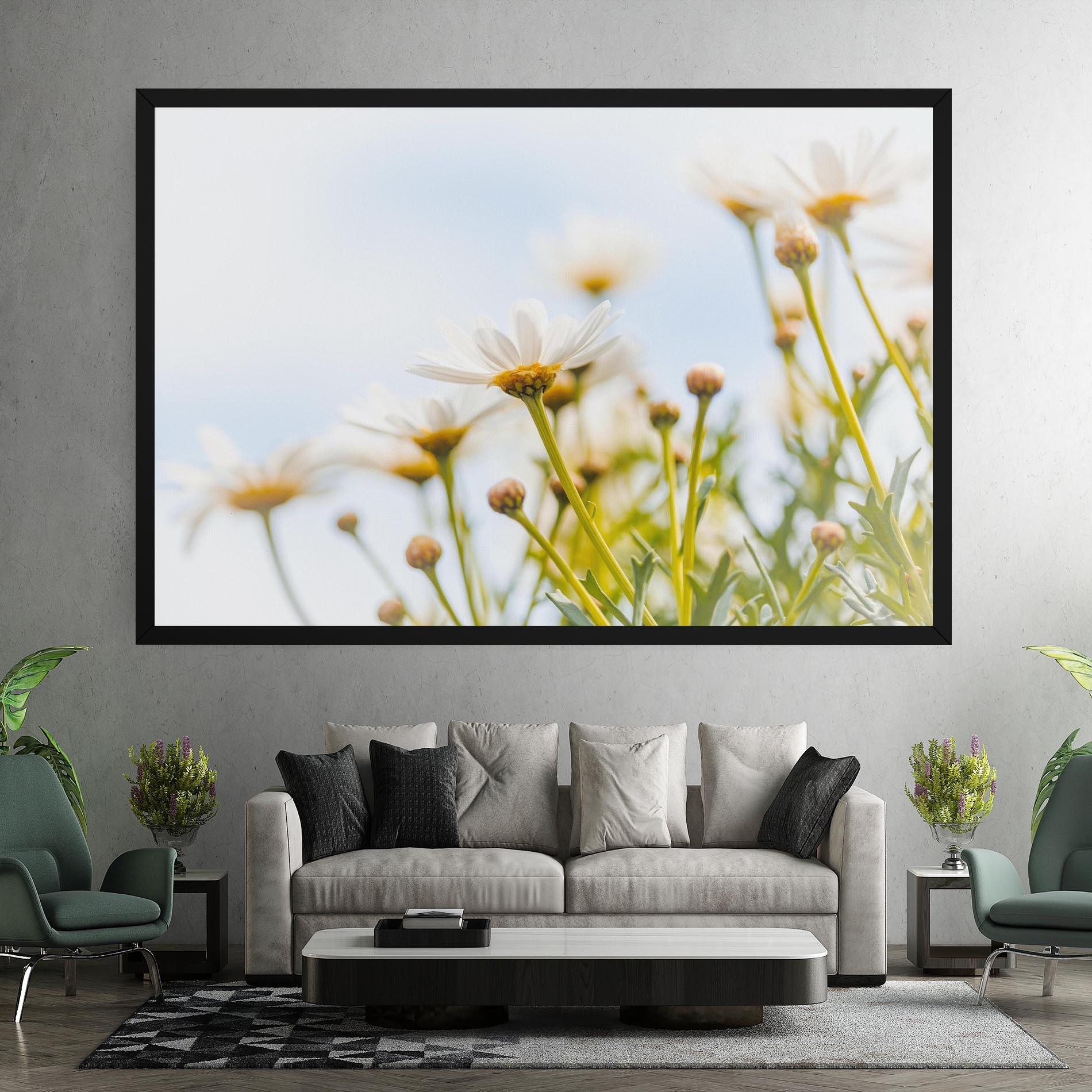 Leinwandbild Dreamy Daisy mockup 7