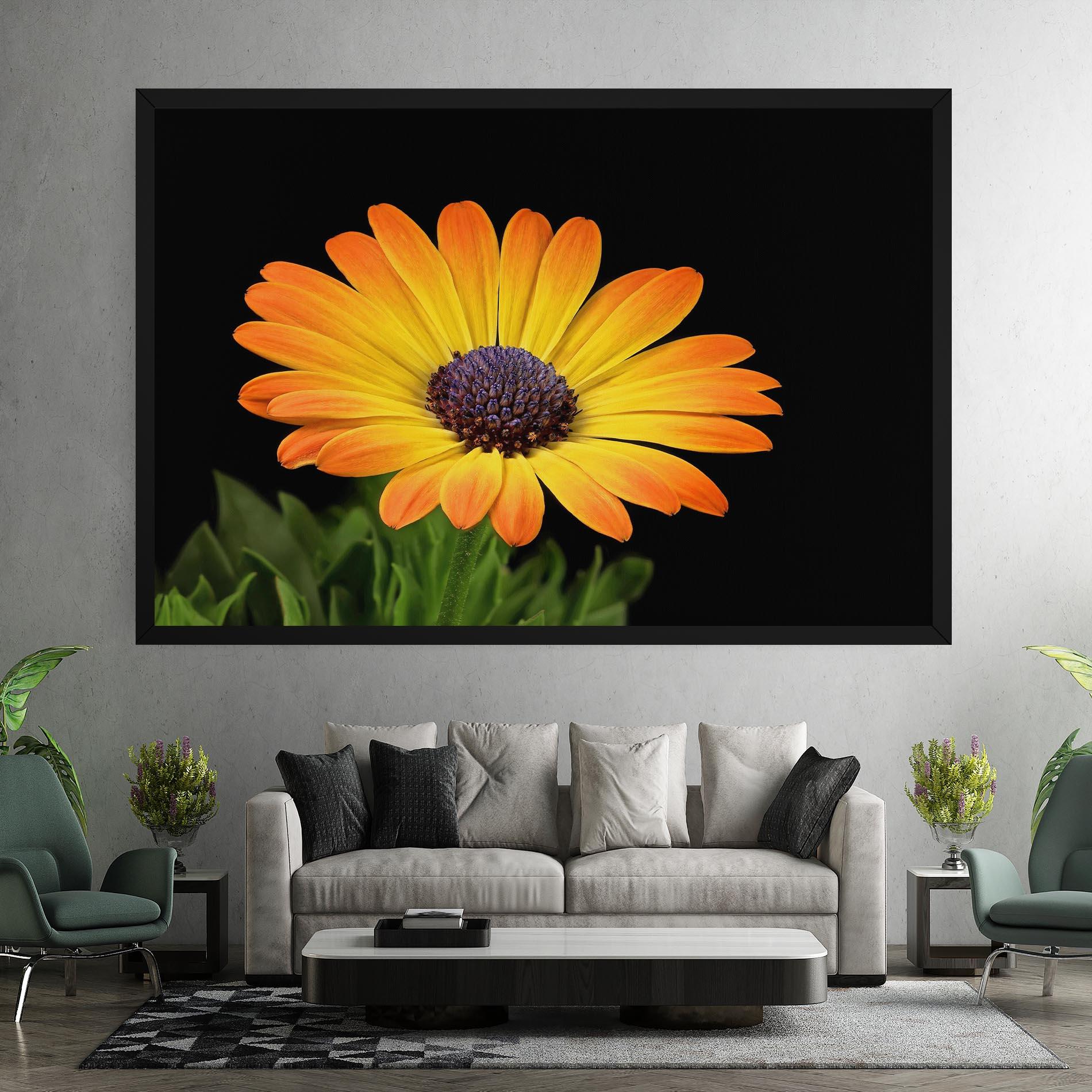 Leinwandbild Yellow Daisy mockup 7