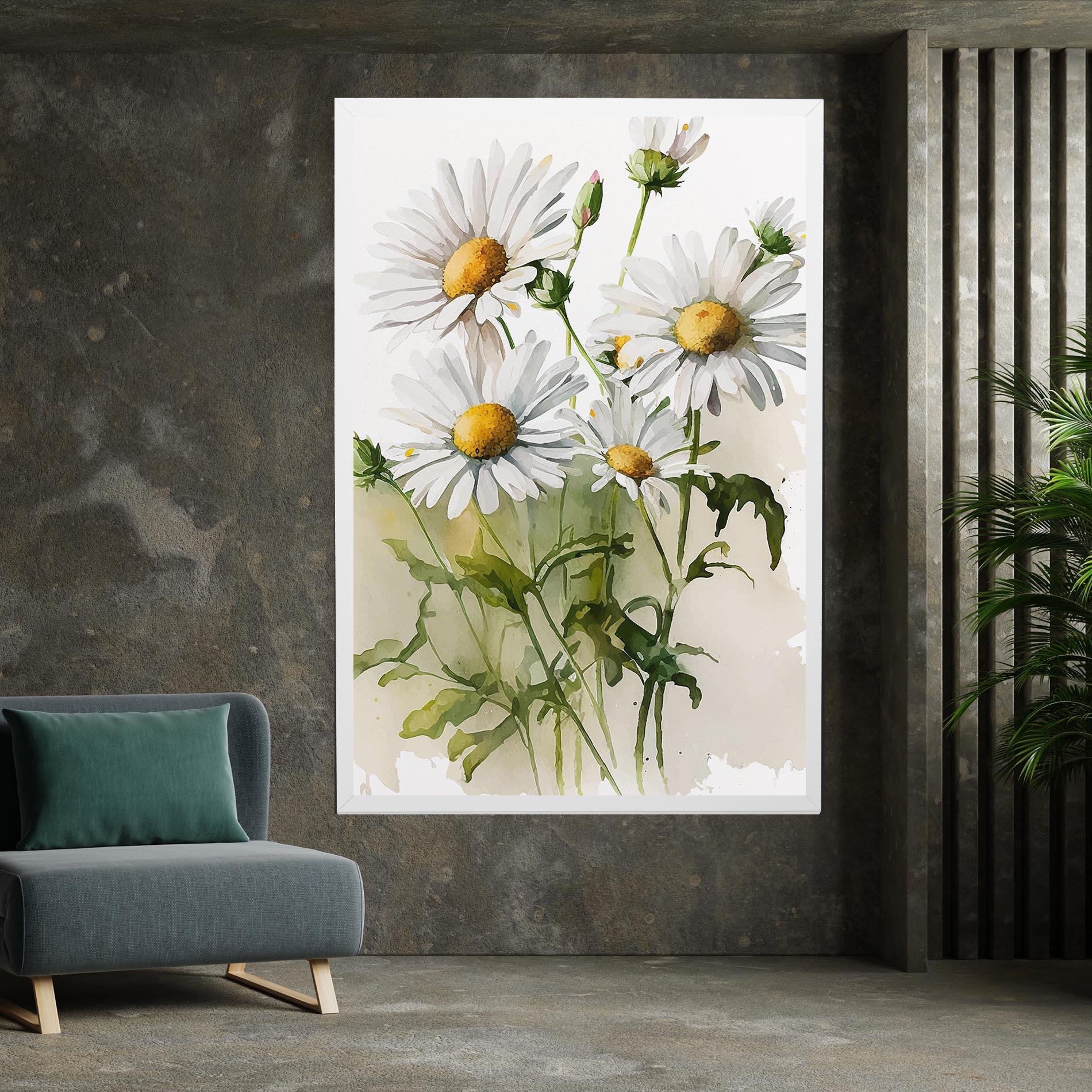 Leinwandbild Painted Daisy mockup 7