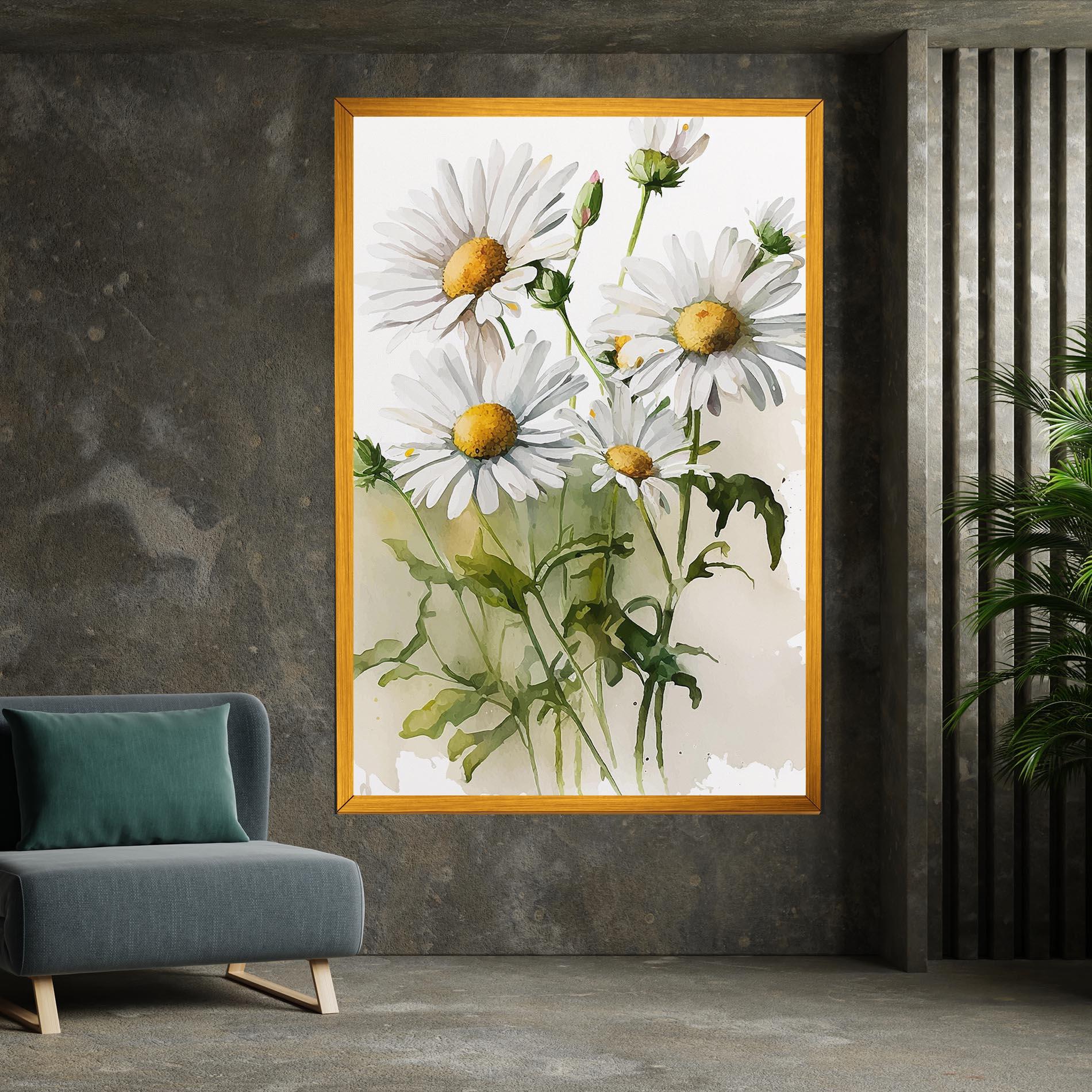 Leinwandbild Painted Daisy mockup 7
