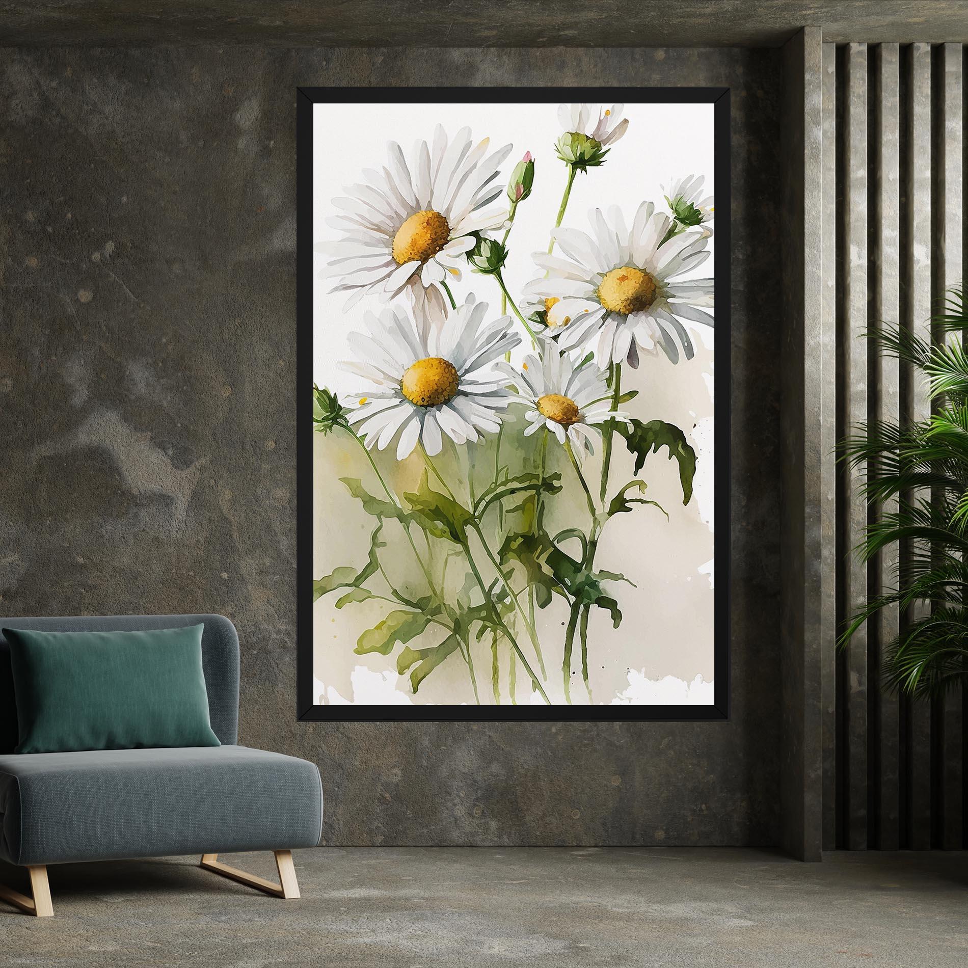 Leinwandbild Painted Daisy mockup 7