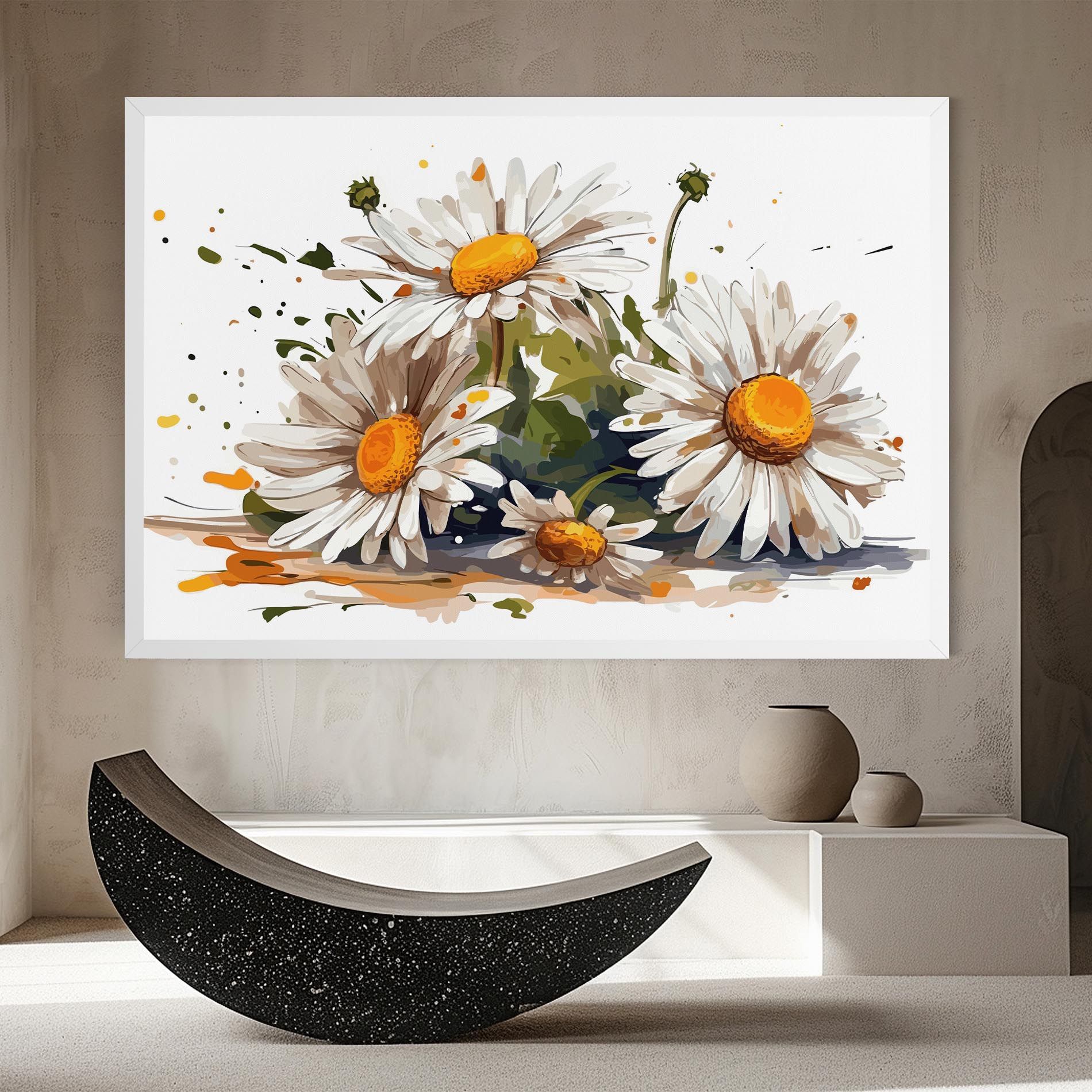 White Beautiful Daisy mockup 8