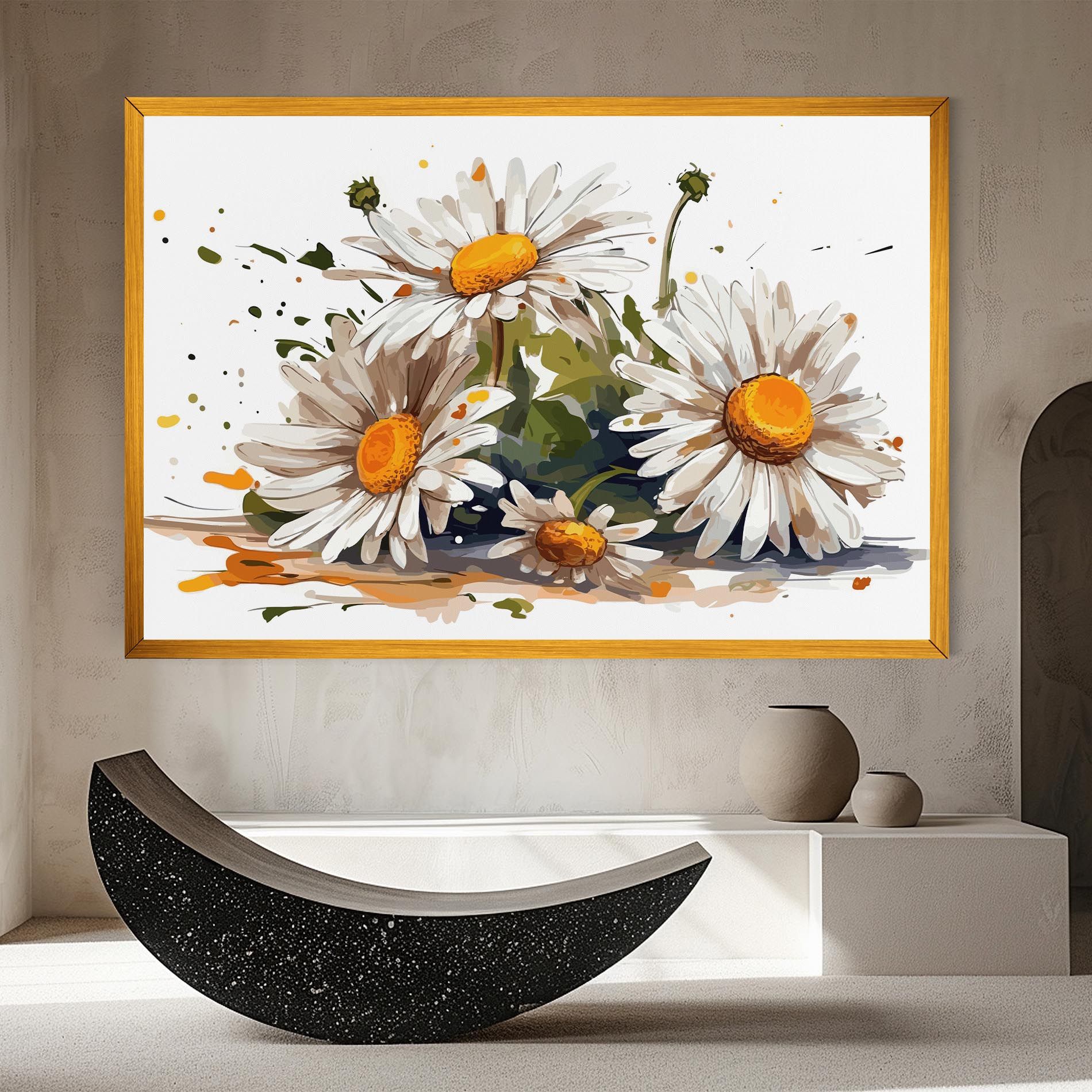White Beautiful Daisy mockup 8