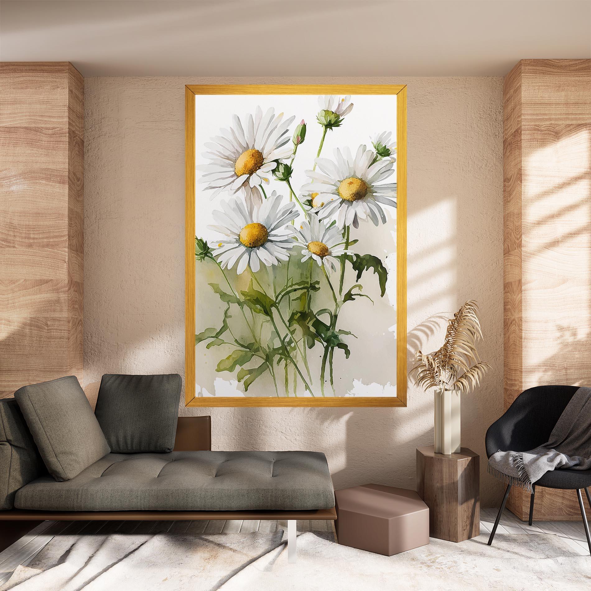 Leinwandbild Painted Daisy mockup 8