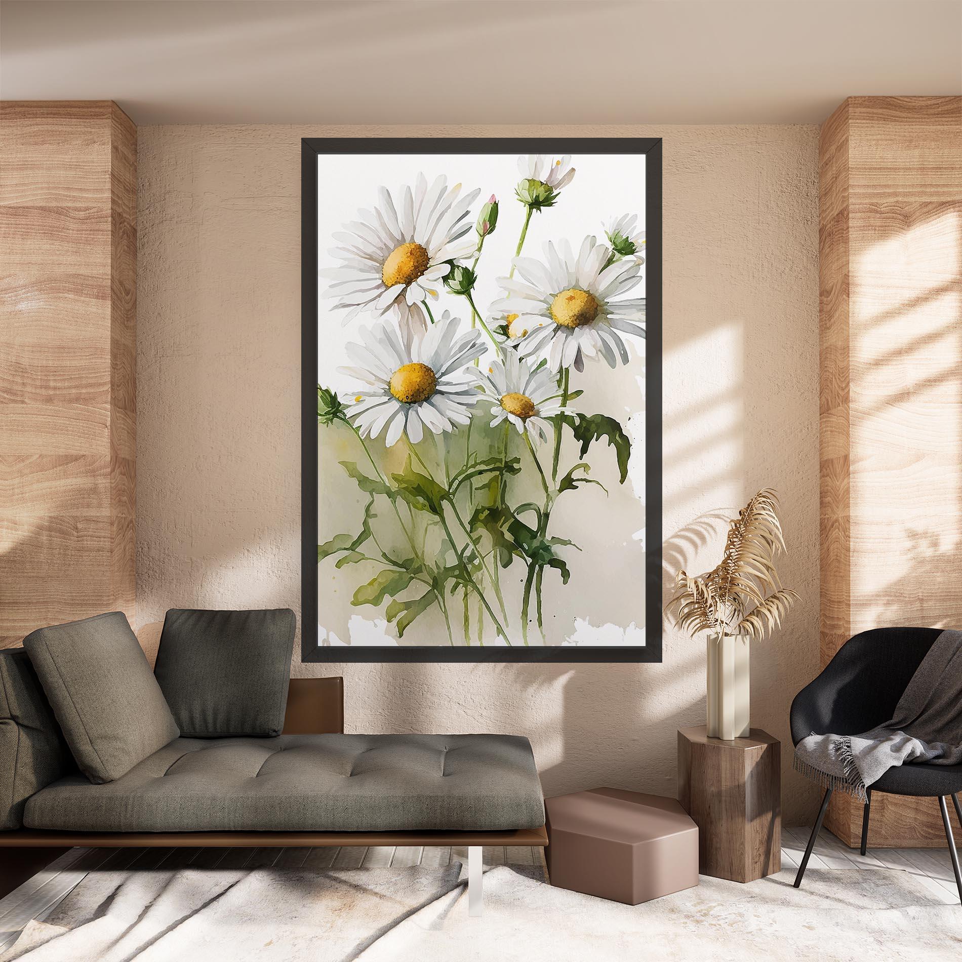 Leinwandbild Painted Daisy mockup 8