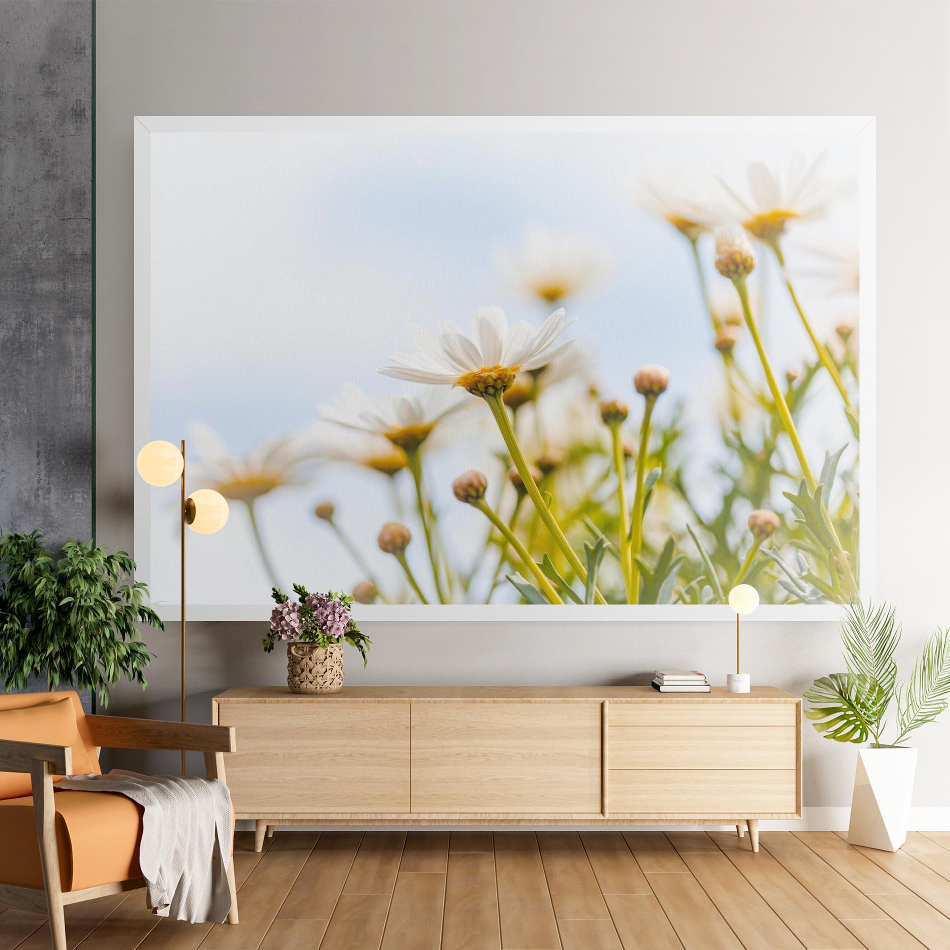 Leinwandbild Dreamy Daisy mockup 9