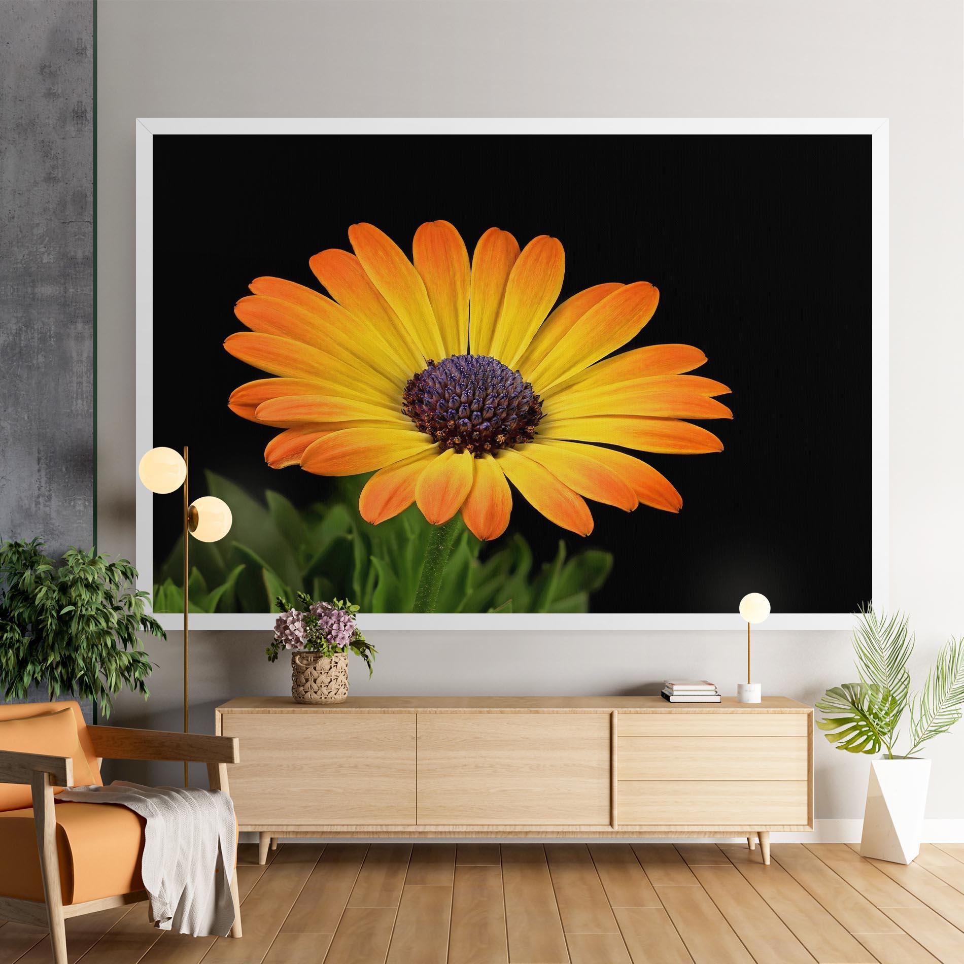 Leinwandbild Yellow Daisy mockup 9