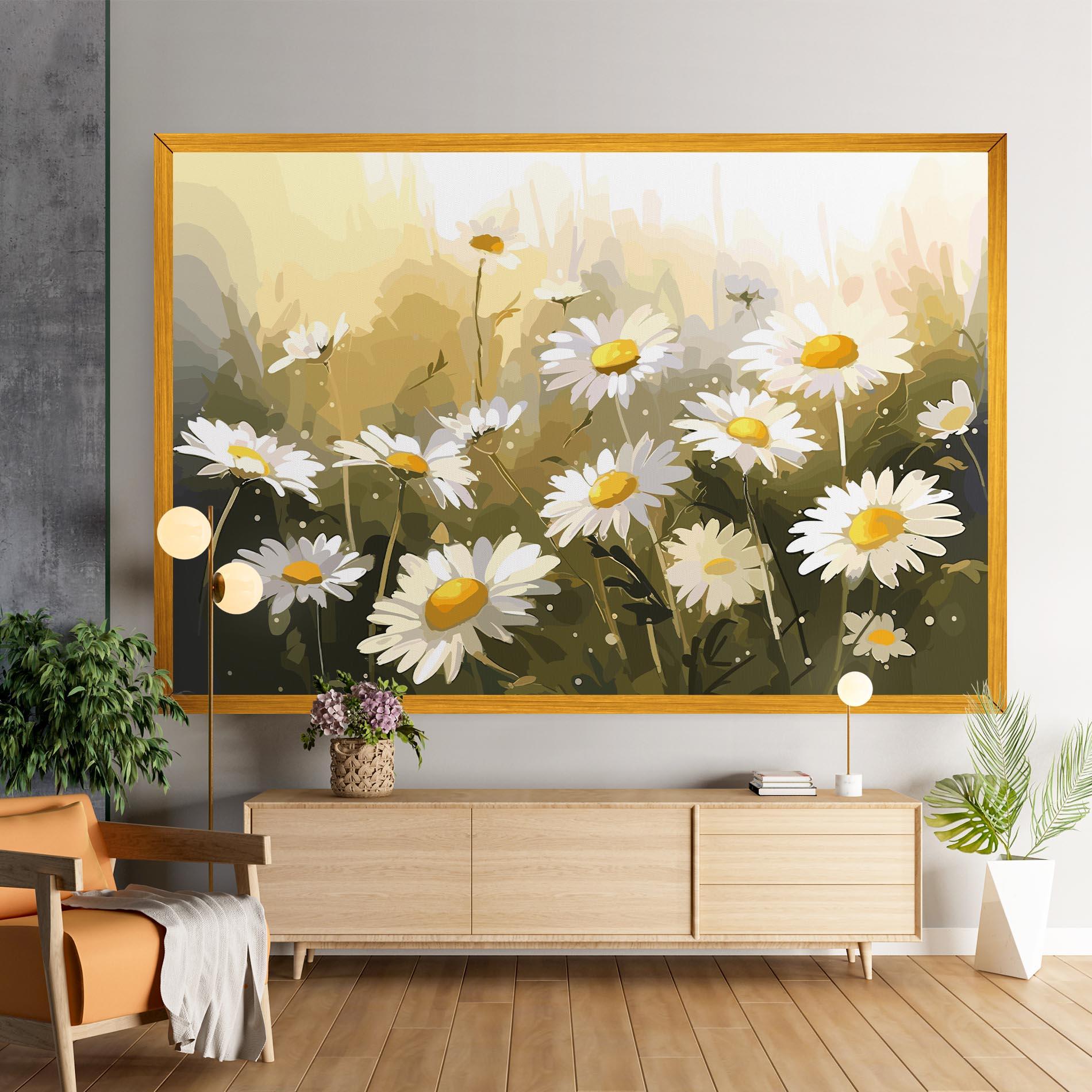Leinwandbild Daily Daisy mockup 9