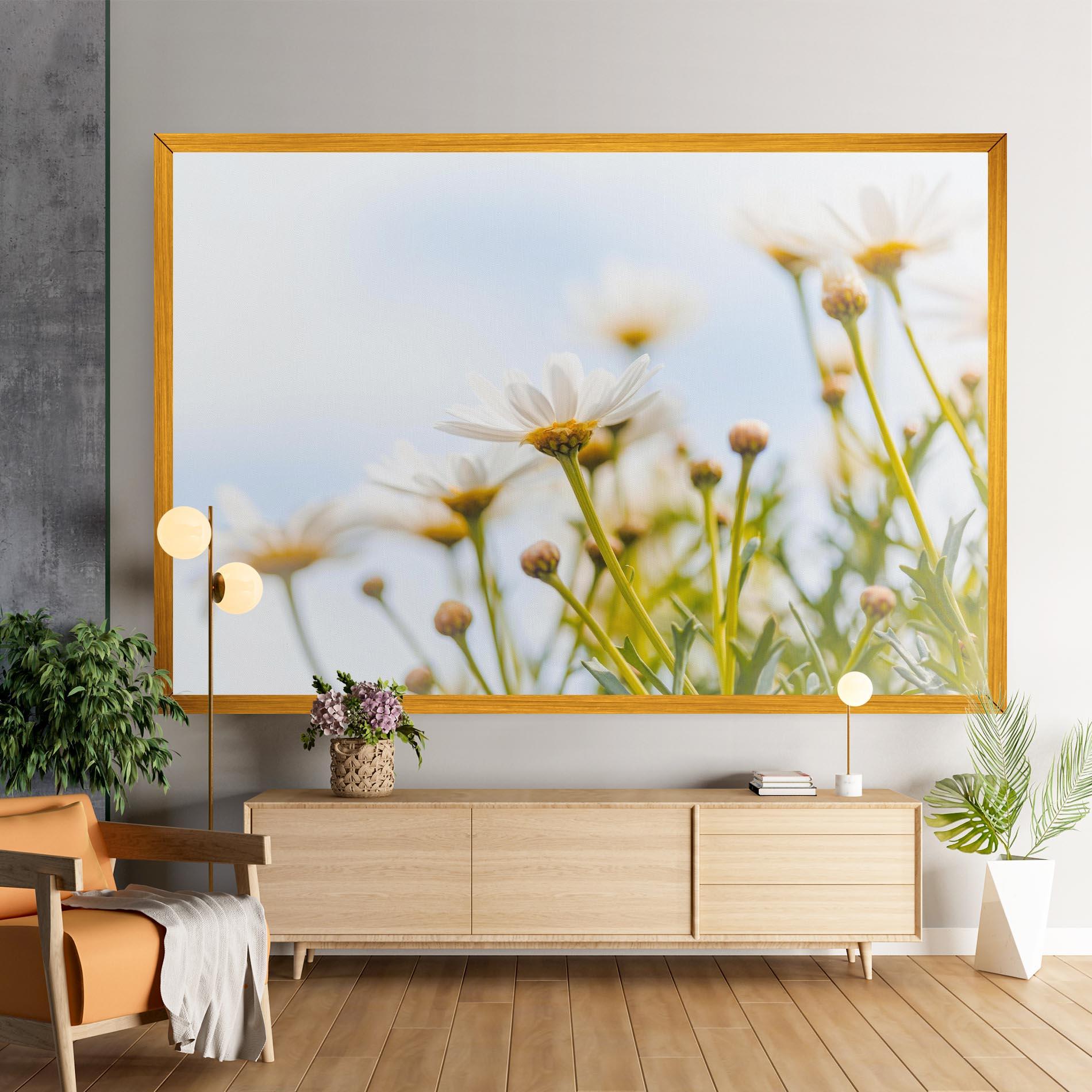Leinwandbild Dreamy Daisy mockup 9