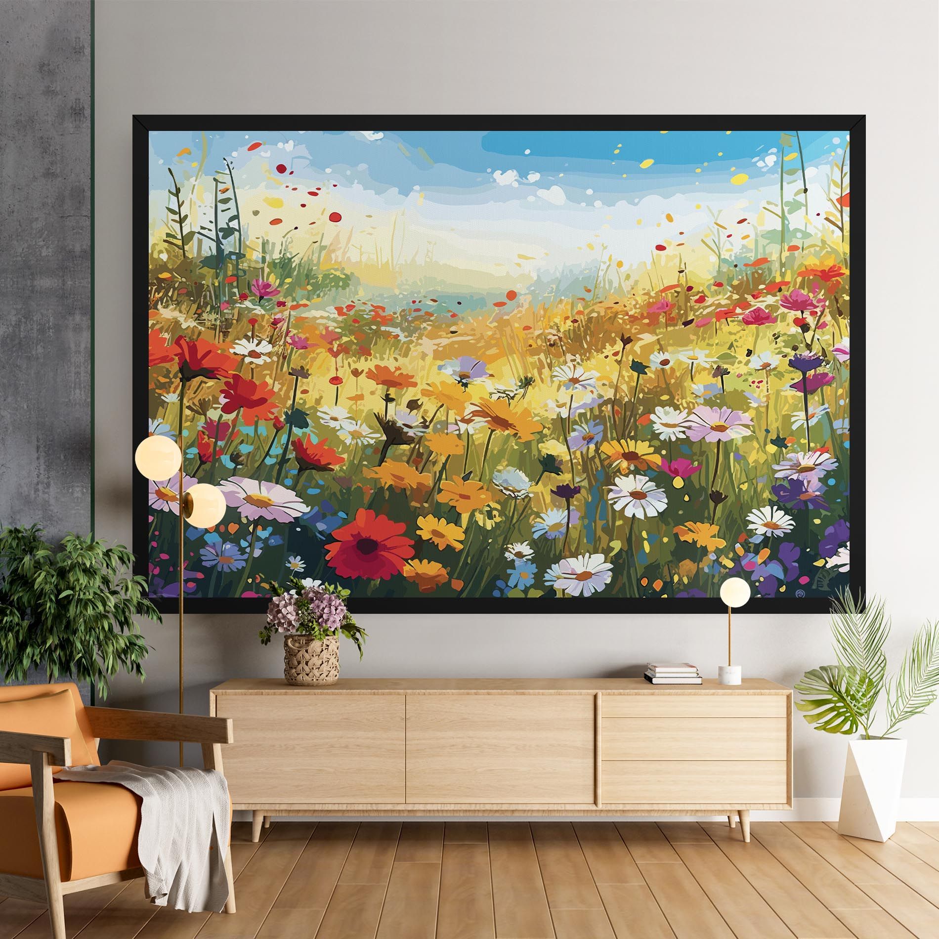 Colorful Daisy Mix mockup 9