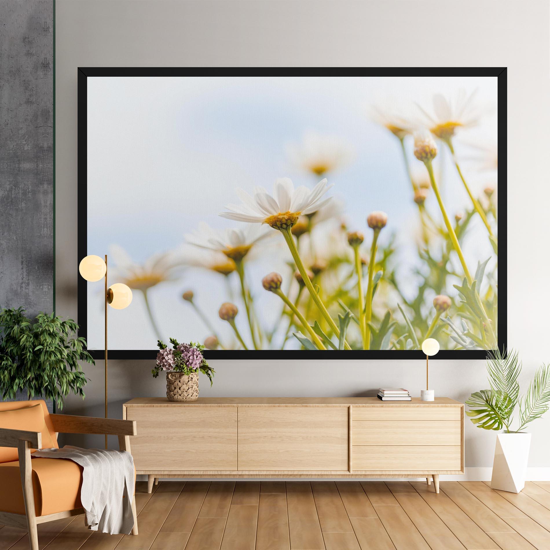 Leinwandbild Dreamy Daisy mockup 9