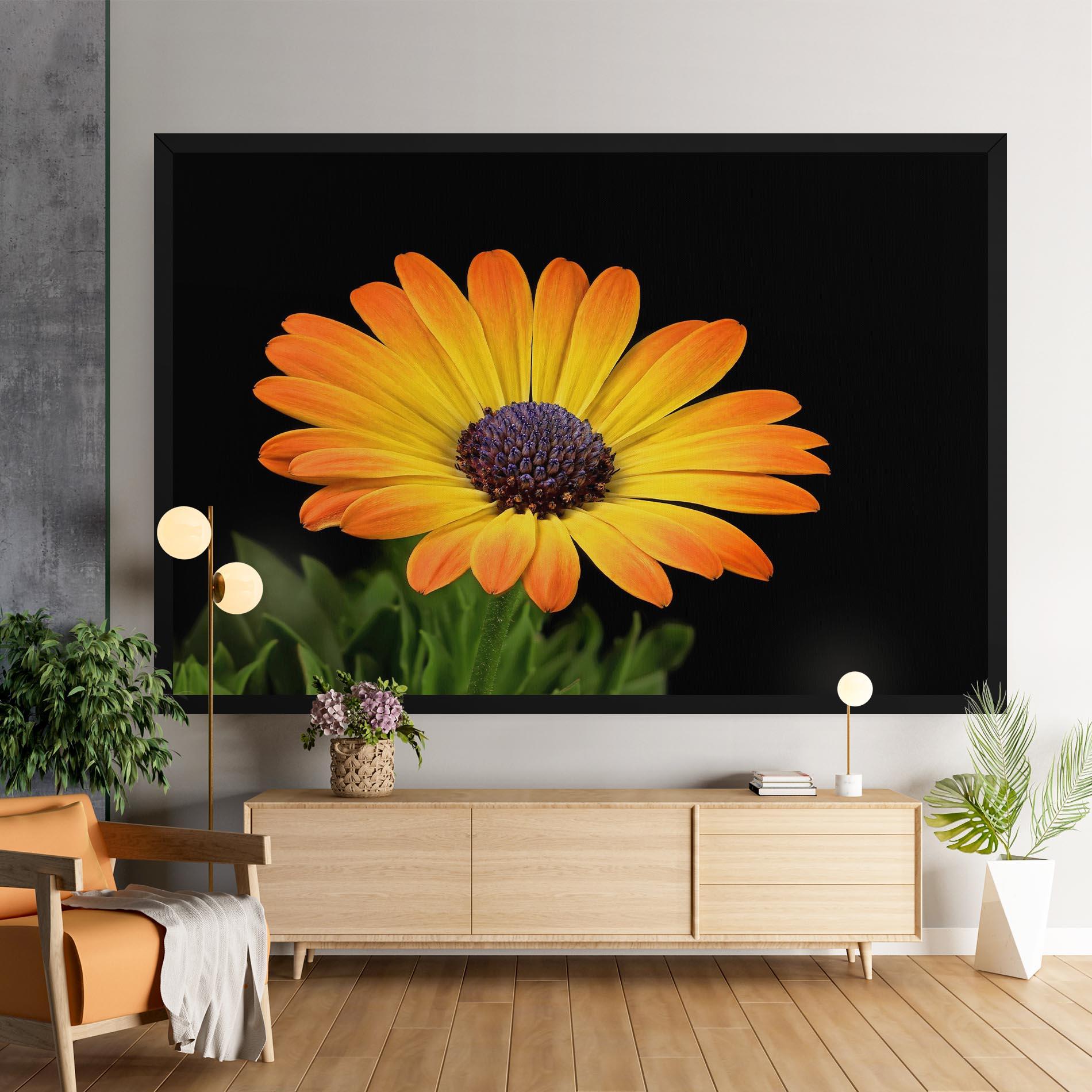 Leinwandbild Yellow Daisy mockup 9