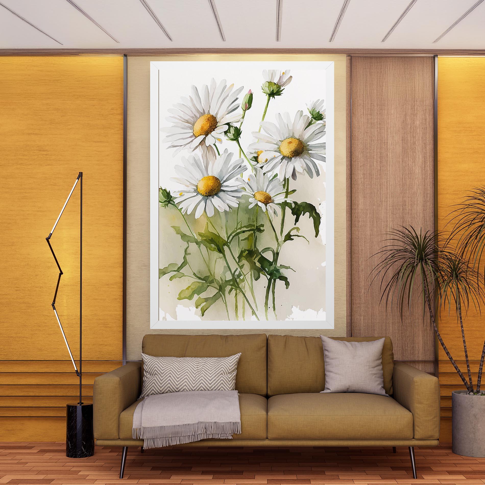 Leinwandbild Painted Daisy mockup 9