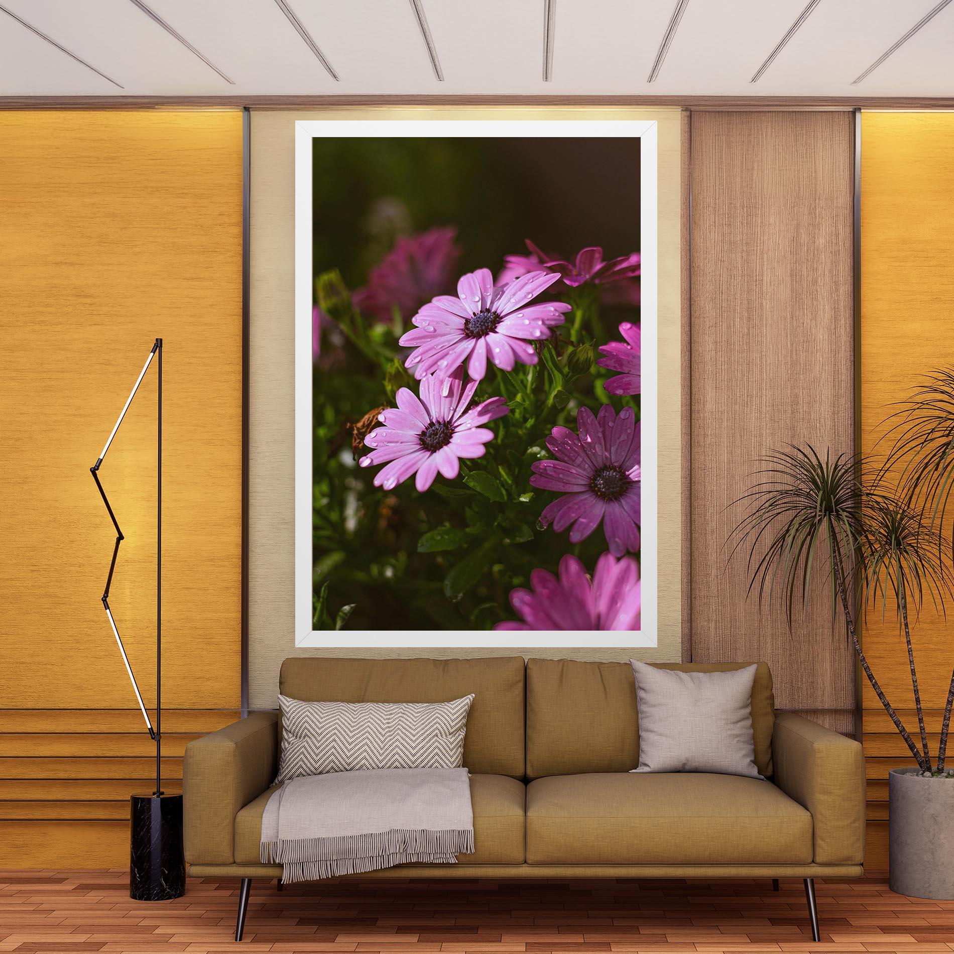 Leinwandbild Purple Daisy mockup 9